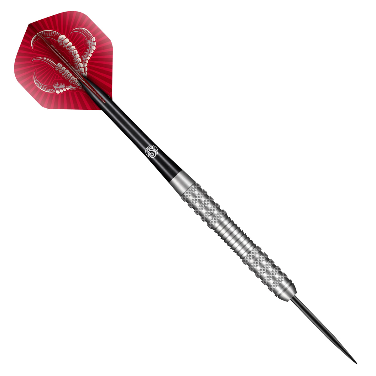 SHOT Birds Of Prey Osprey Tungsten Darts 24g - 80% Tungsten Steel Tip Darts for Professional & Casual Play - Perfect for Bars, Tournaments & Home Practice