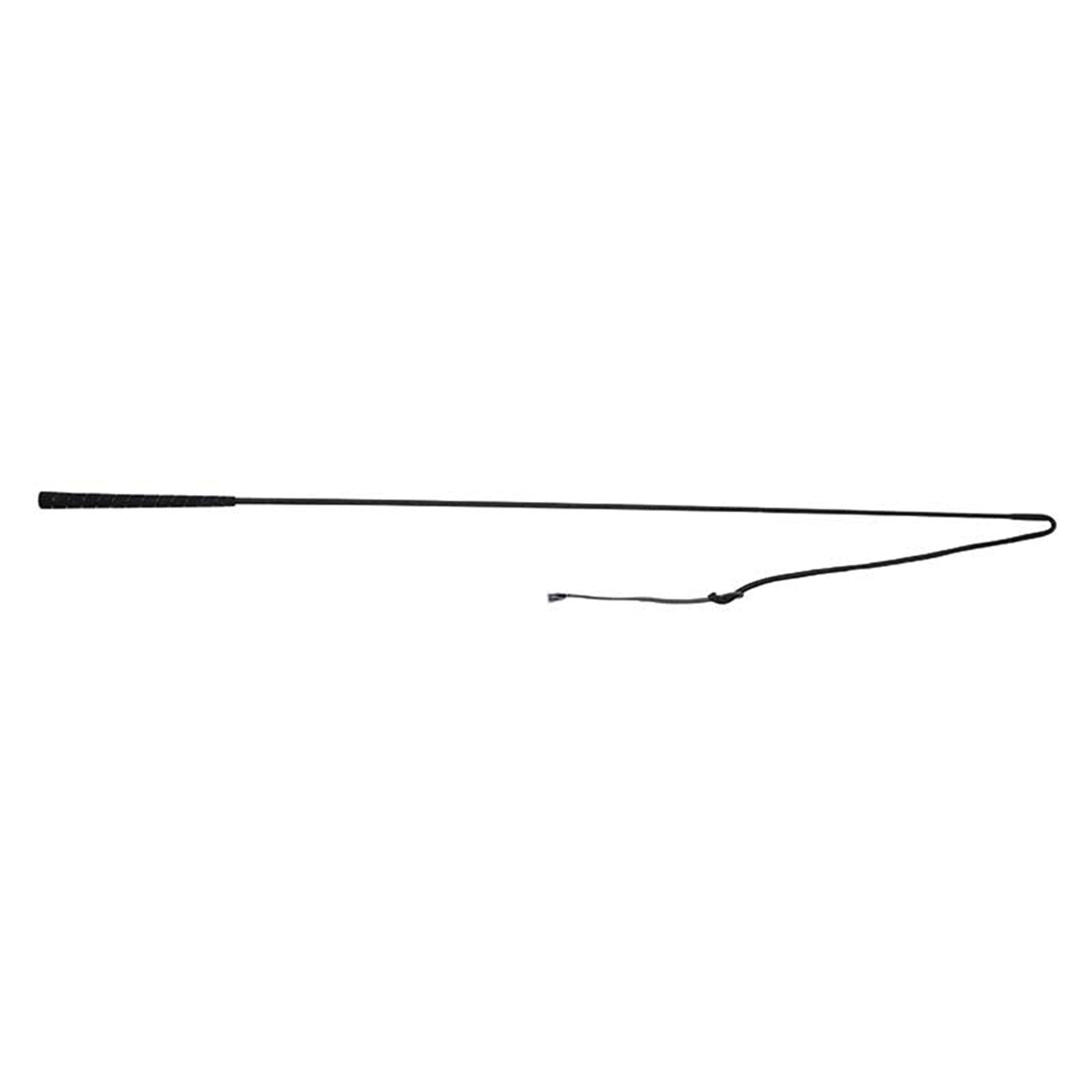 Black 51-Inch Lunge Whip with 20 Drops - Perfect for Horse Training, Equestrian Sports, and Animal Behavior Correction