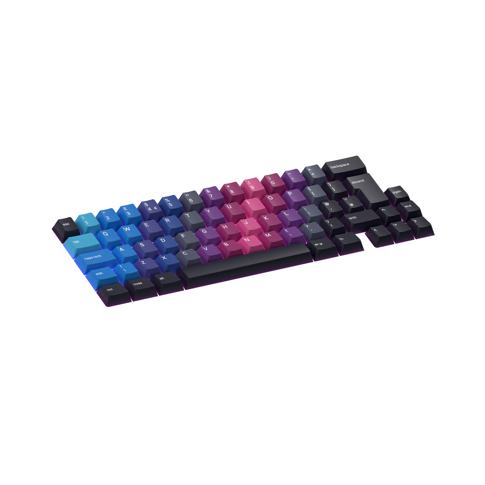 Custom Keycaps for Mechanical Keyboards - Afterparty UK Design - Perfect for Gaming, Typing & Office Work