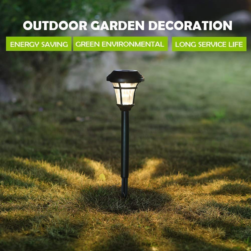 MAGGIFT 12 Pack Solar Powered Outdoor Pathway Lights - Waterproof LED Garden Lights for Walkway, Driveway, Yard & Landscape Decoration (Warm White, 10 Lumen) | Energy Efficient Solar Lights for Home & Garden Use at Night