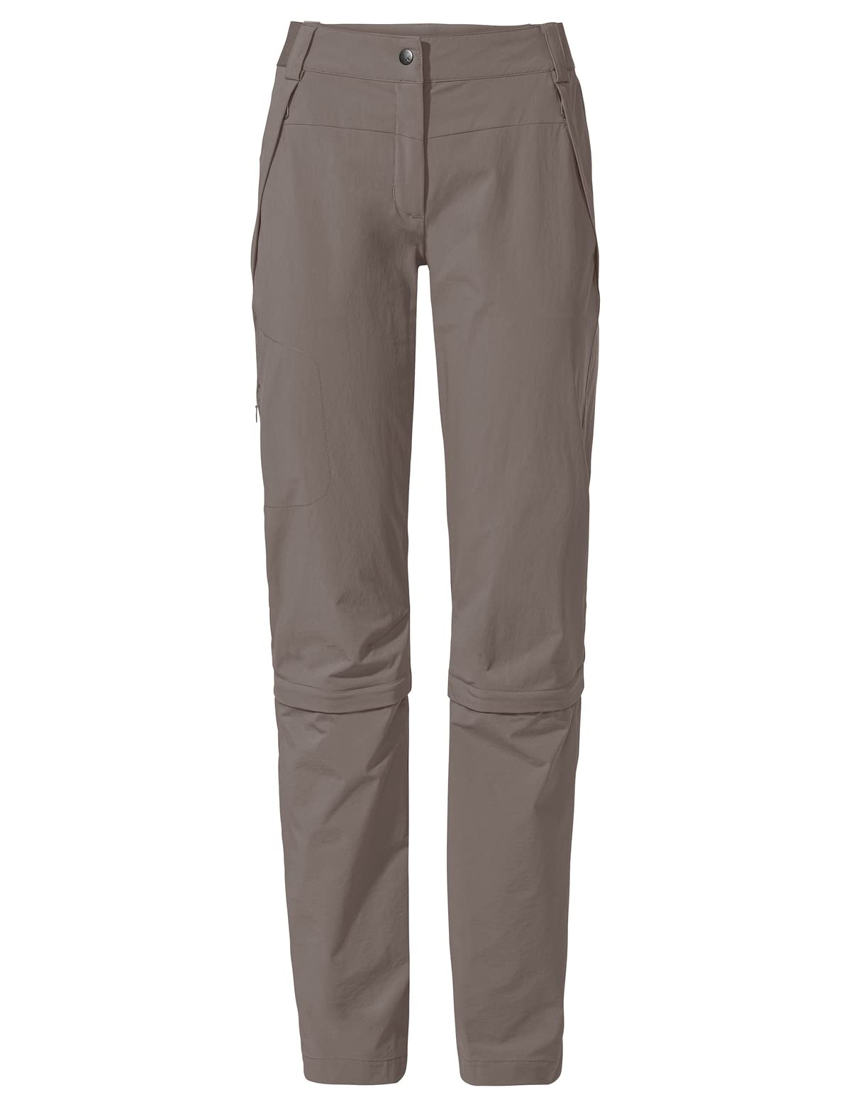 Vaude Women's Farley Stretch Capri T-Zip Pants III - Lightweight Hiking & Travel Pants for Outdoor Adventures
