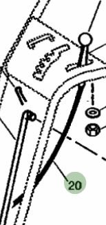 John Deere AM34461 Push Pull Cable - Durable Tractor Replacement Part