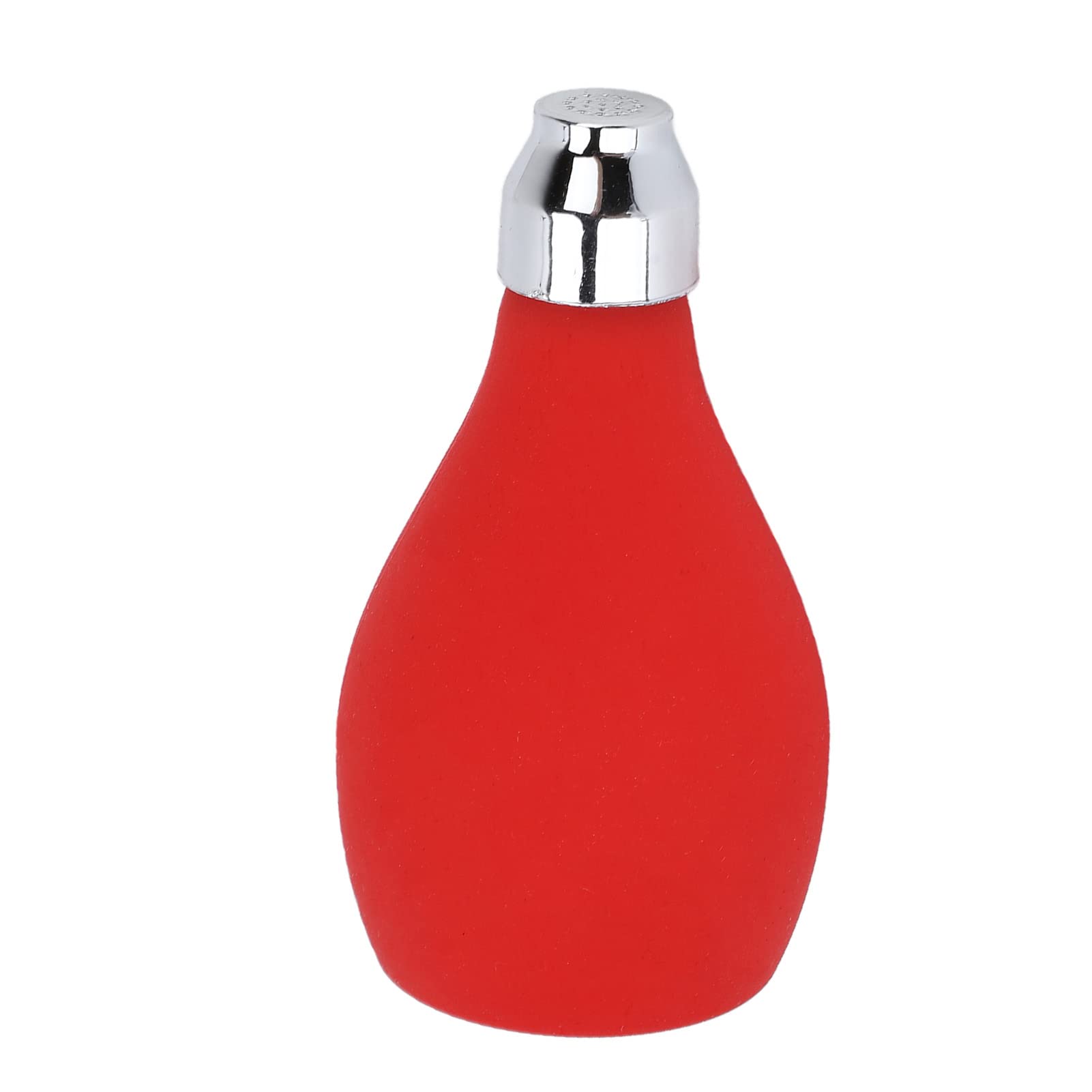 Refillable Hair Fiber Powder Blower - Empty Spray Bottle for Talcum, Prickly Heat & Styling Powder - Silicone Squeeze Applicator (Red) | Perfect for Hair Styling, Baby Care & Makeup Touch-Ups