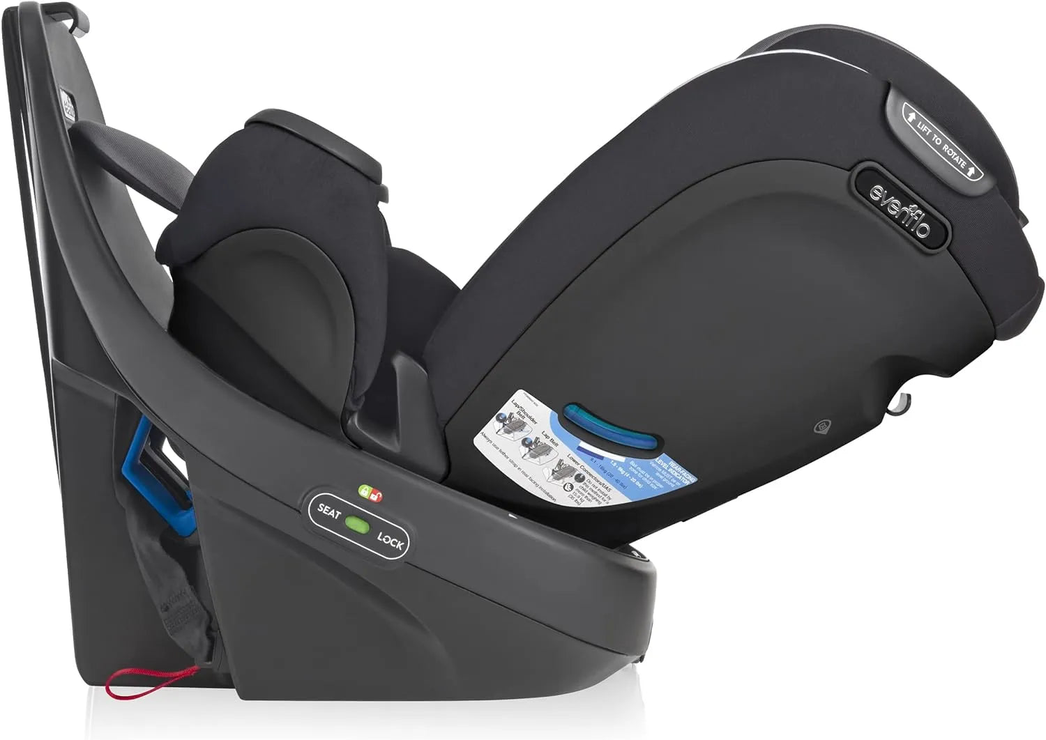 Revolve 360 All-in-One Convertible Car Seat - Amherst Gray | 360° Rotating Baby Car Seat for Easy Entry & Exit | Safe & Comfortable for Infants to Toddlers | Perfect for Travel, School Runs & Family Road Trips