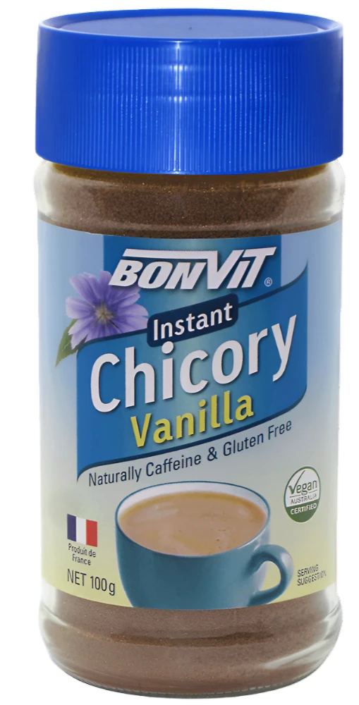 Bonvit Instant Chicory Cocoa Powder - Healthy Coffee Alternative for Baking, Drinks & Smoothies - Rich in Fiber & Antioxidants - Perfect for Keto, Vegan & Gluten-Free Diets