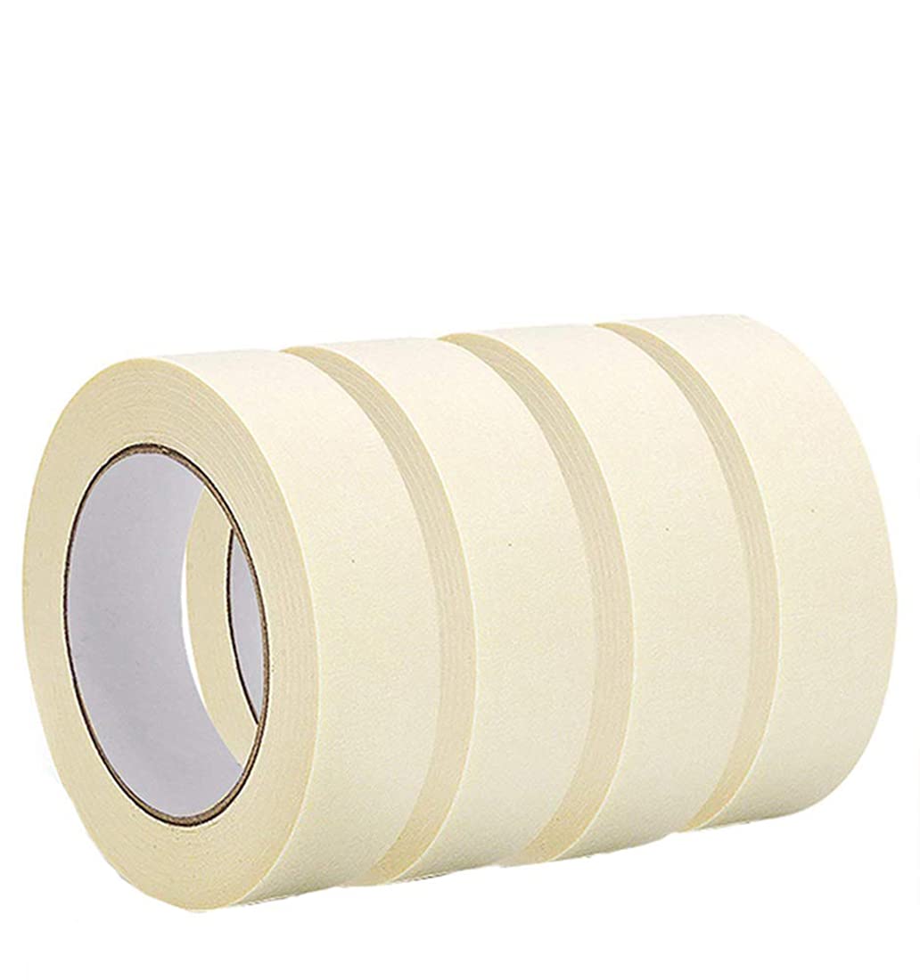ABC Heavy Duty Packing Tape 3 Inches x 60 Yards - 16 Rolls Ivory Wide Painters Tape for Walls & Packaging | 5 Mil Thick Shipping Tape for Mailing Boxes, Cartons & Moving Supplies | Perfect for Home Moving, Office Shipping & DIY Projects