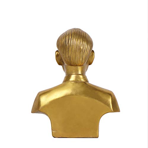 LAOJUNLU Pure Copper Ho Chi Minh Statue - Handcrafted Vietnamese Leader Bust for Home & Office Decor - Perfect for History Enthusiasts, Asian Art Collectors and Unique Gift Ideas