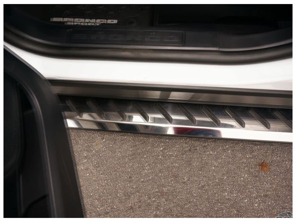 Romik® RZR SUV Running Boards & Side Steps for Ford Bronco Sport (2021-2023) - Heavy Duty Aluminum Nerf Bars with Non-Slip Surface - Perfect for Off-Roading, Camping & Daily Use