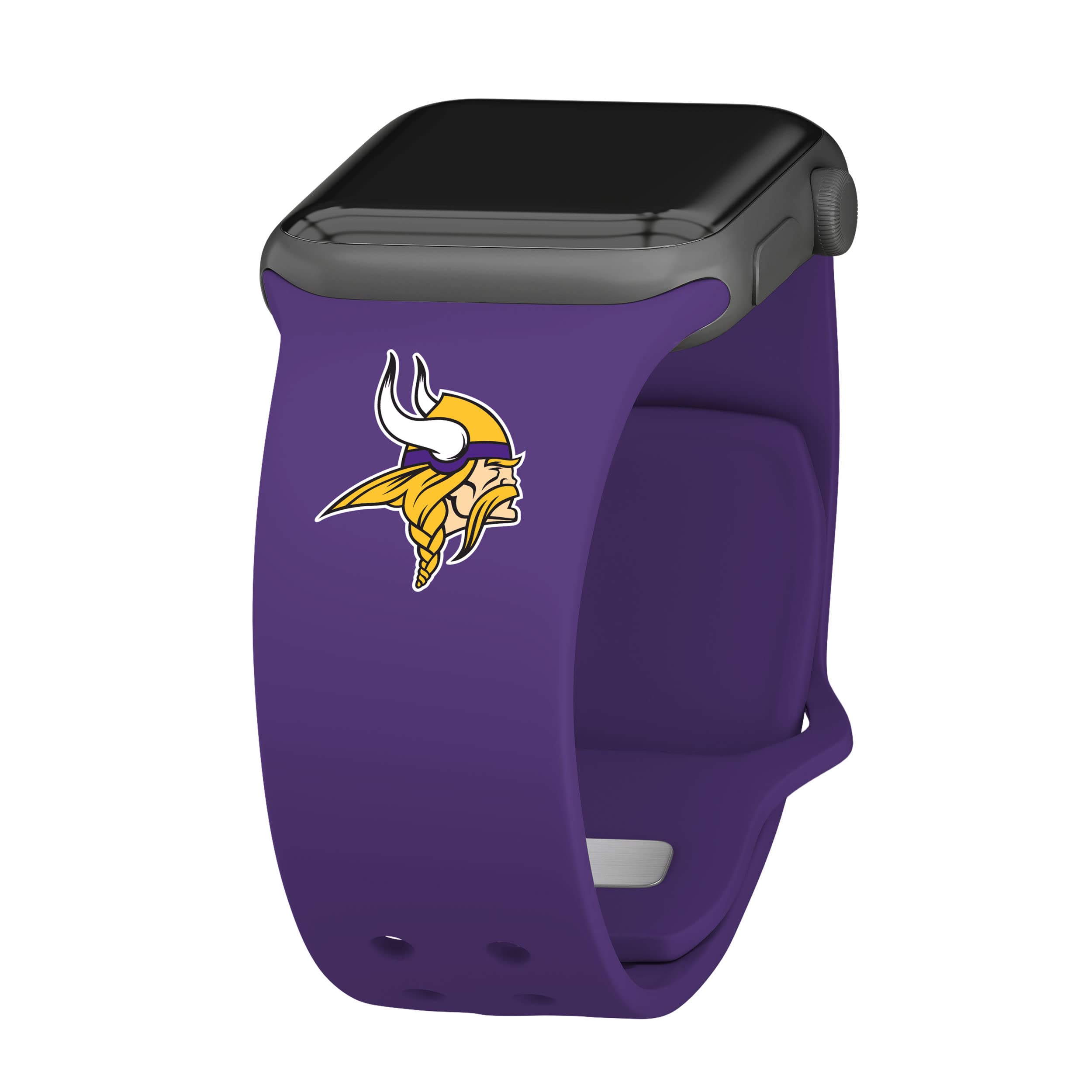 Minnesota Vikings Silicone Apple Watch Band - 3-Piece Set for Sports & Fitness