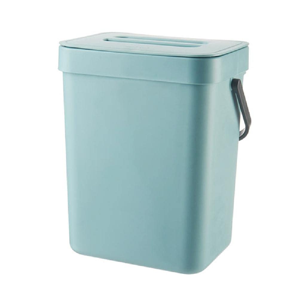5L Wall-Mounted Small Trash Can for Kitchen Cabinet Door - Space Saving