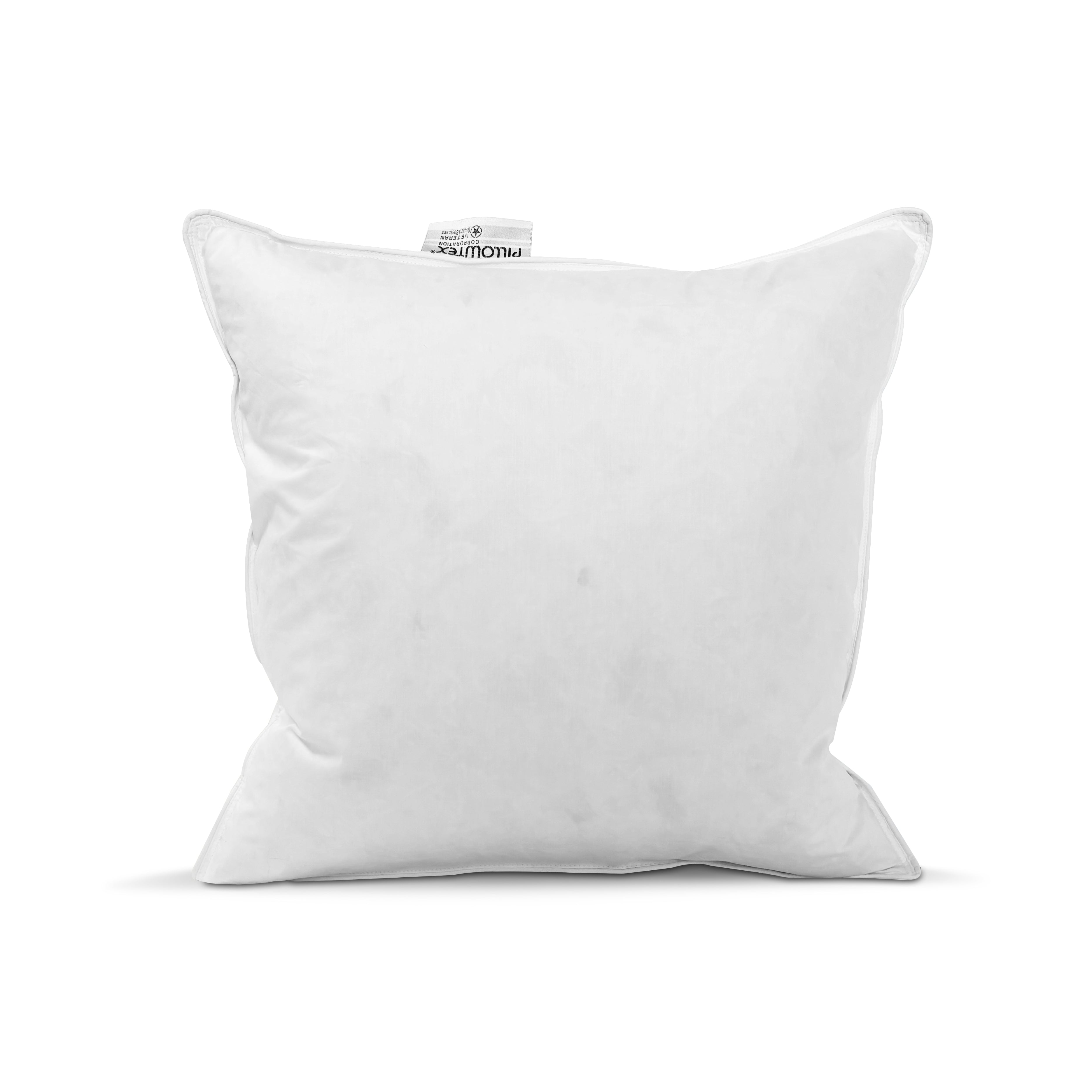 Premium Pillowtex Pillow Insert - White Duck Feather & Down Filling for Ultimate Comfort | Luxury Bedding for Home, Hotel, or Guest Room Use