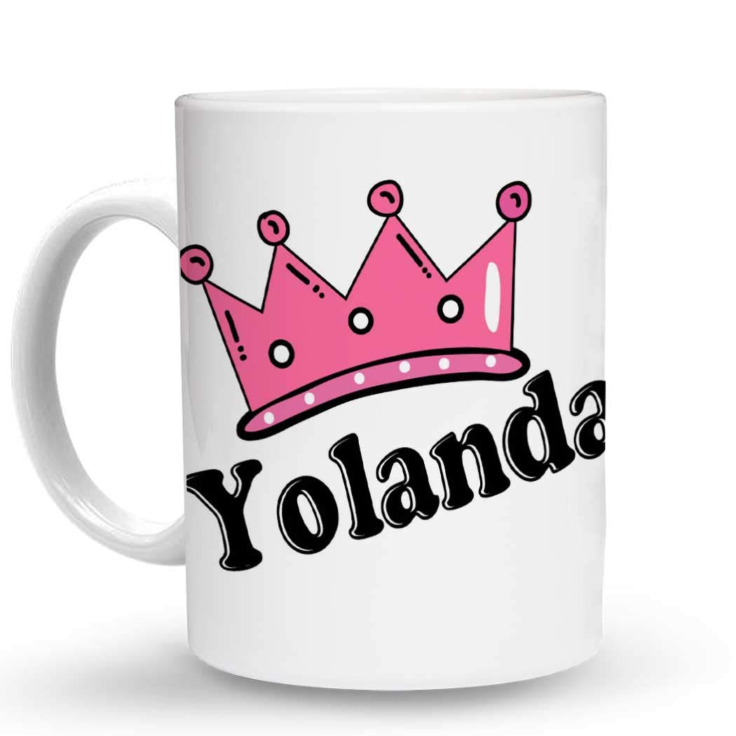 Makoroni Yolanda Ceramic Coffee Mug - 11 Oz Unique Handmade Coffee Cup for Women, Perfect for Home, Office & Gift Giving