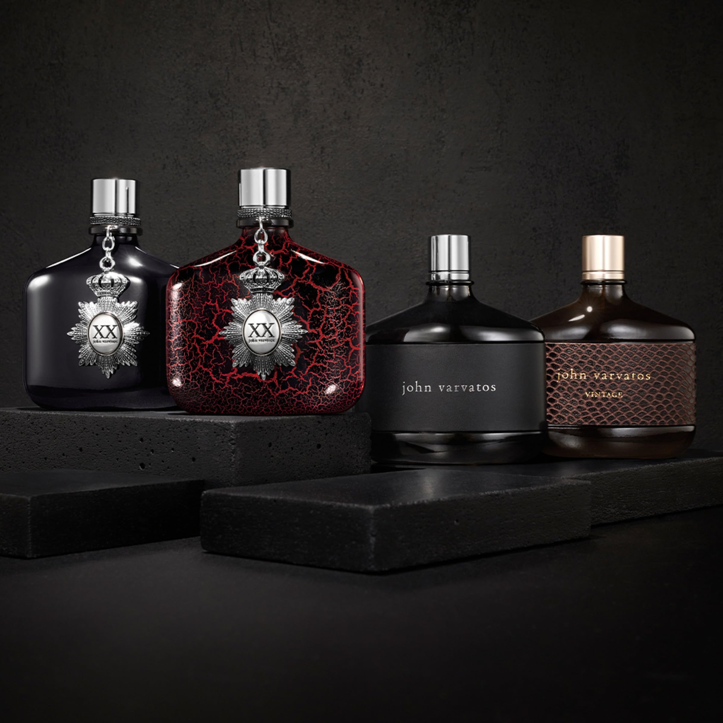 John Varvatos Vintage Eau de Toilette for Men - Aromatic Chypre Cologne Spray with Quince, Patchouli & Tobacco Notes | Perfect for Date Night & Special Occasions