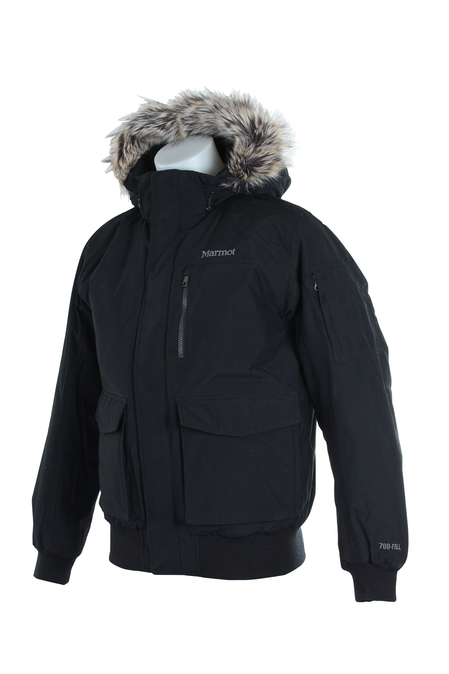 Marmot Stonehaven Men's Fur Insulated Bomber Jacket for Winter - Warm Waterproof Windproof Outdoor Coat for Skiing, Hiking & Cold Weather