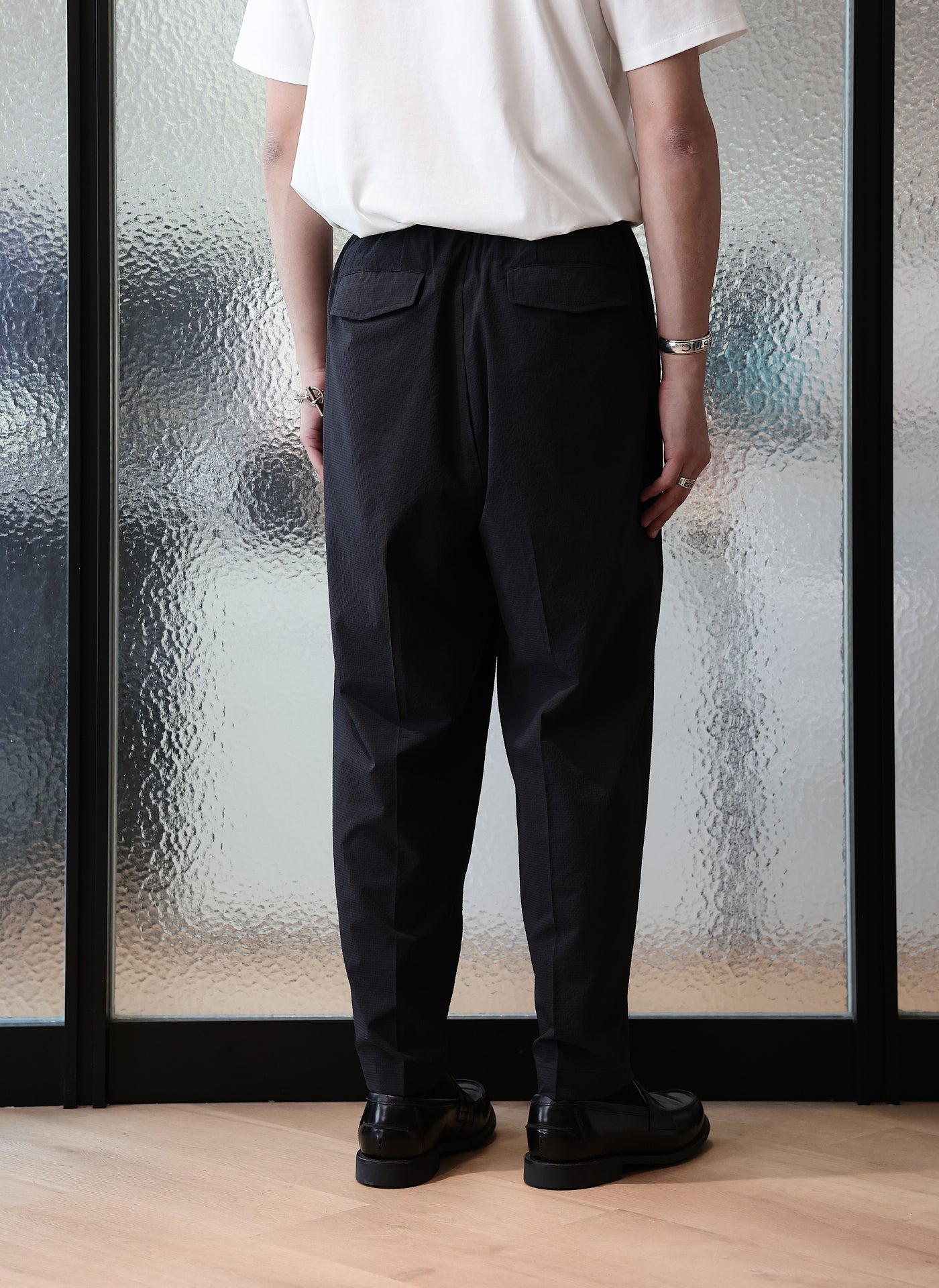 Stylish Polyester Wide Tapered Pants for Women (Size 12) - Perfect for Office Wear, Casual Outfits & Travel