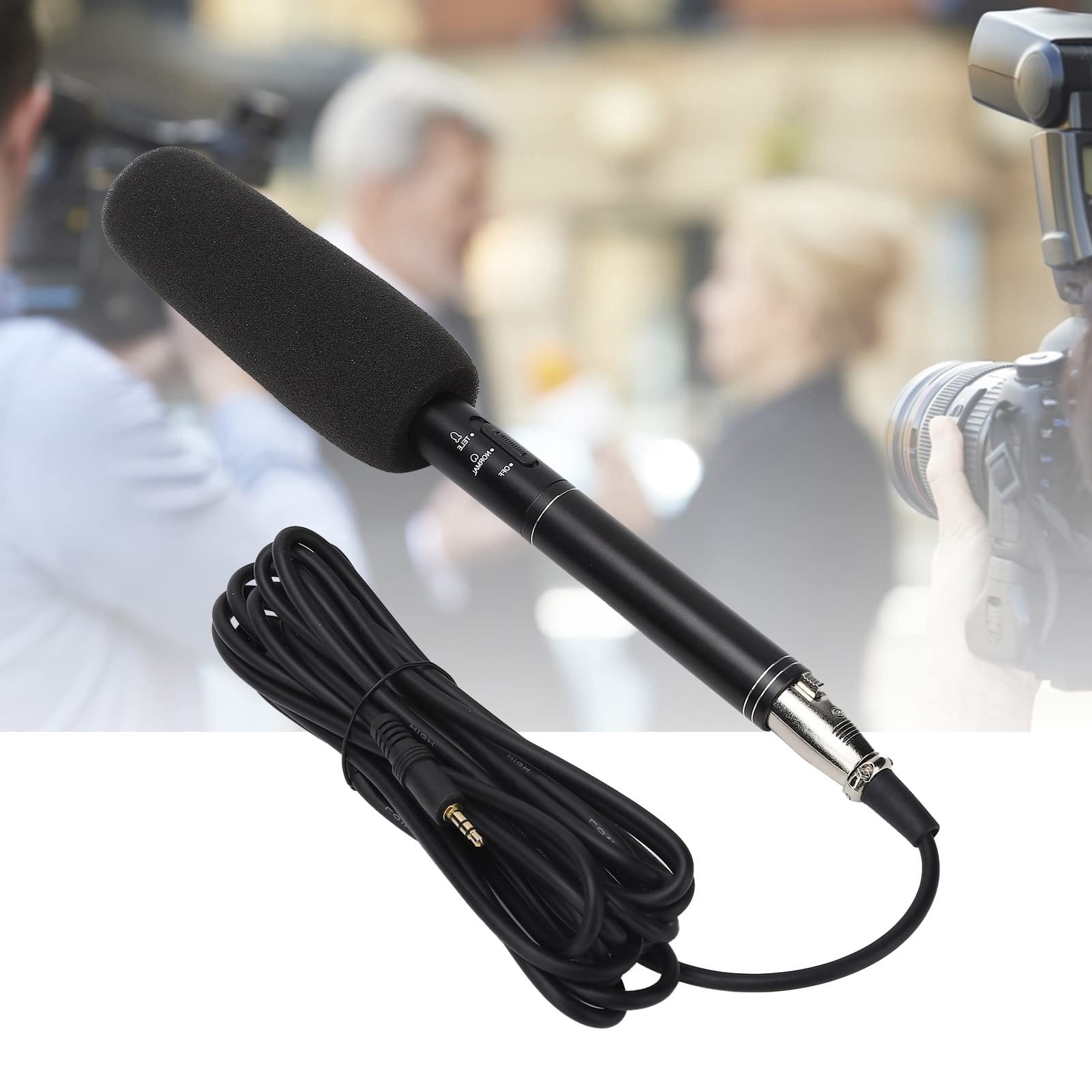 28cm Professional Cardioid Recording Microphone - Studio-Quality Interview Mic for Podcasting, YouTube, Live Streaming & Video Recording - Perfect for Creators, Singers & Broadcasters