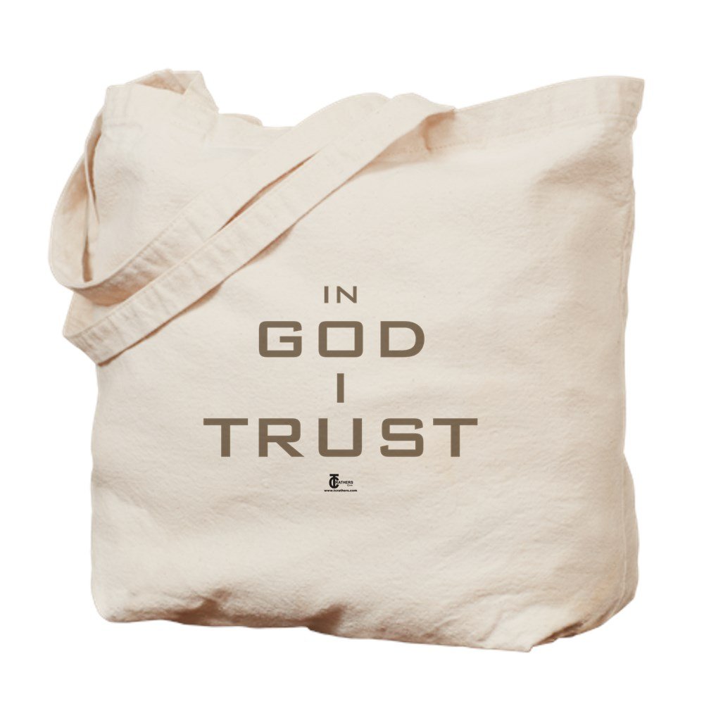 Trust in God Tote Bag - Natural Canvas Reusable Shopping Bag for Groceries, Beach & Daily Use | Eco-Friendly & Durable