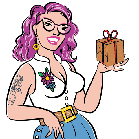 Fun Surprise Mystery Gift Box - Unique & Quirky Prizes for Parties, Gifts & Special Occasions