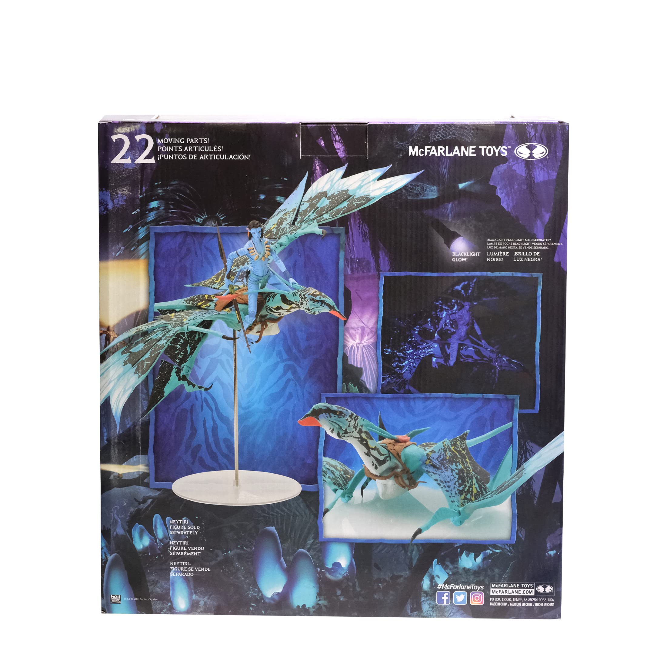 McFarlane Toys Avatar Neytiri's Banshee Figure - Collectible Movie Toy for Fans & Collectors - Perfect for Display, Gifts & Avatar Themed Decor