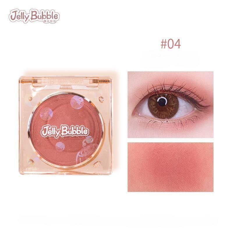 Vibrant Jelly Bubble Monochrome Eyeshadow Palette - Long Lasting, Highly Pigmented Makeup for Everyday & Party Looks | Perfect for Daytime Wear & Nighttime Glam