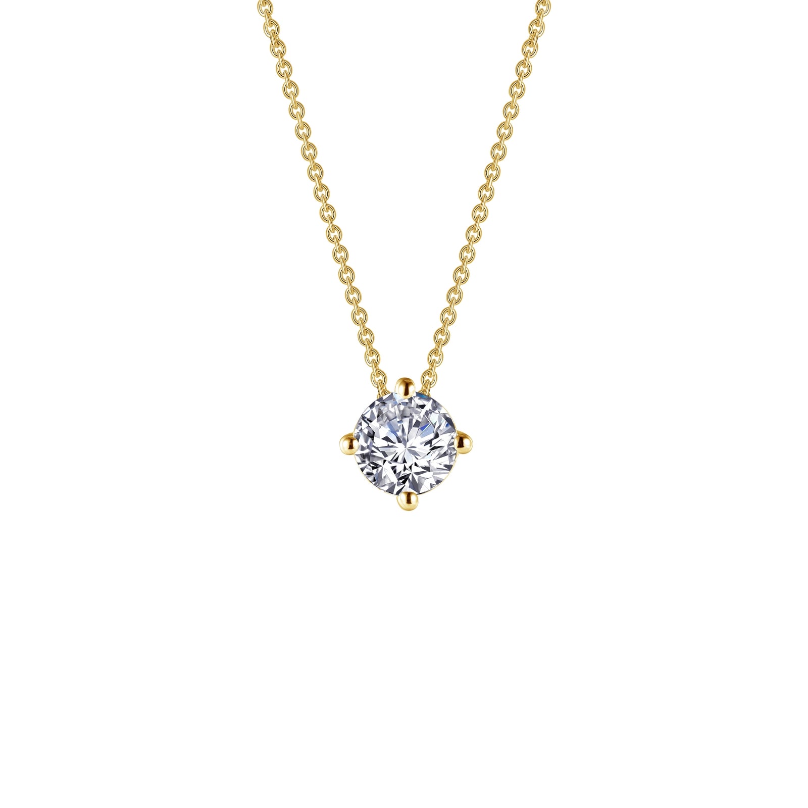 1.25 Carat Total Weight (CTW) Solitaire Diamond Necklace for Women - Elegant Pendant for Wedding, Anniversary & Special Occasions
