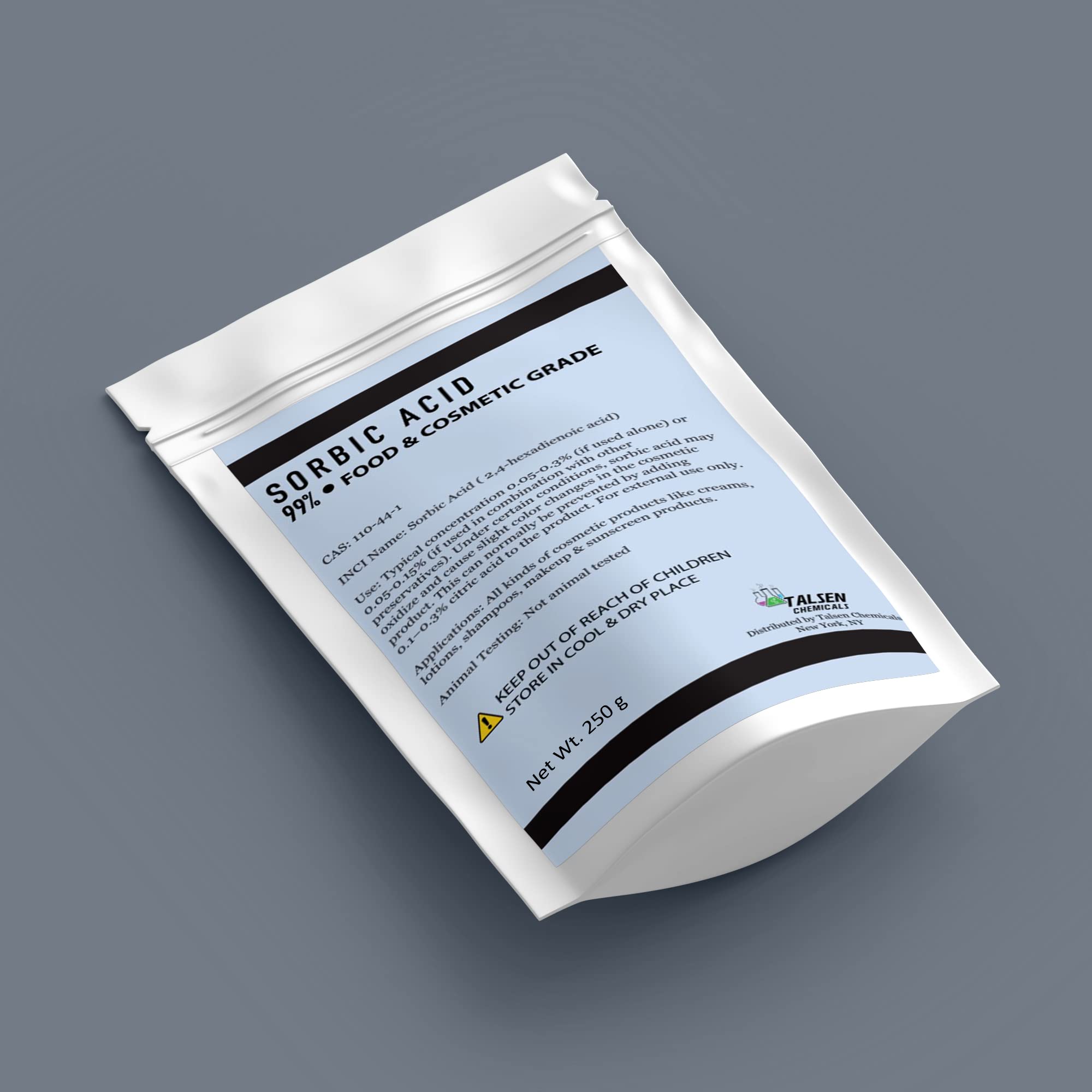 Premium Sorbic Acid Powder - Food Grade Preservative for DIY, Baking, Cosmetics & More (17.86oz/500g) | Extend Shelf Life of Homemade Foods, Skincare Products & Natural Cosmetics