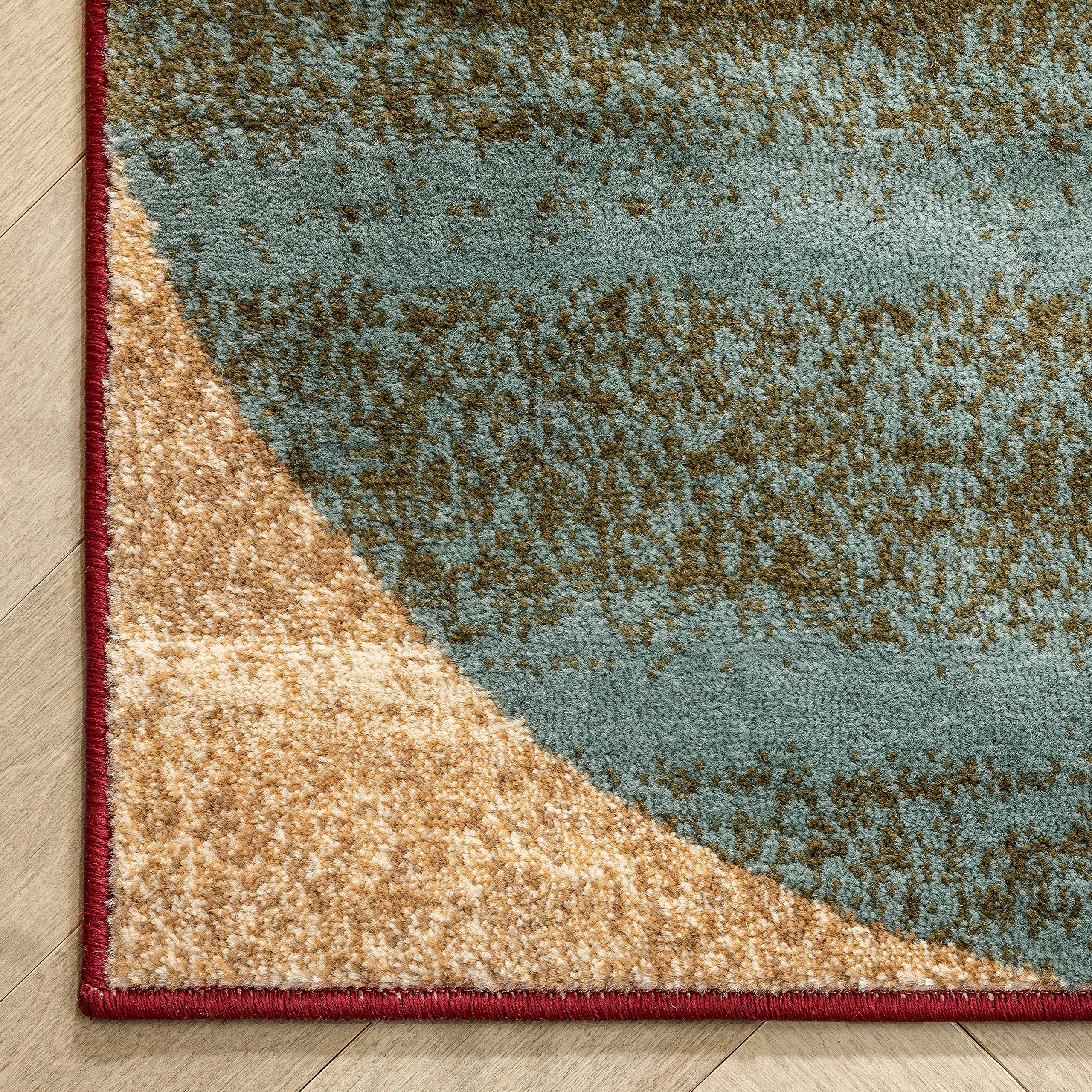 Well Woven Barclay Collection Bowery Art Deco Ivory 8x10 Area Rug - Soft Non-Slip Modern Rug for Living Room, Bedroom, Dining Room & Office - Home Decor & Floor Protection