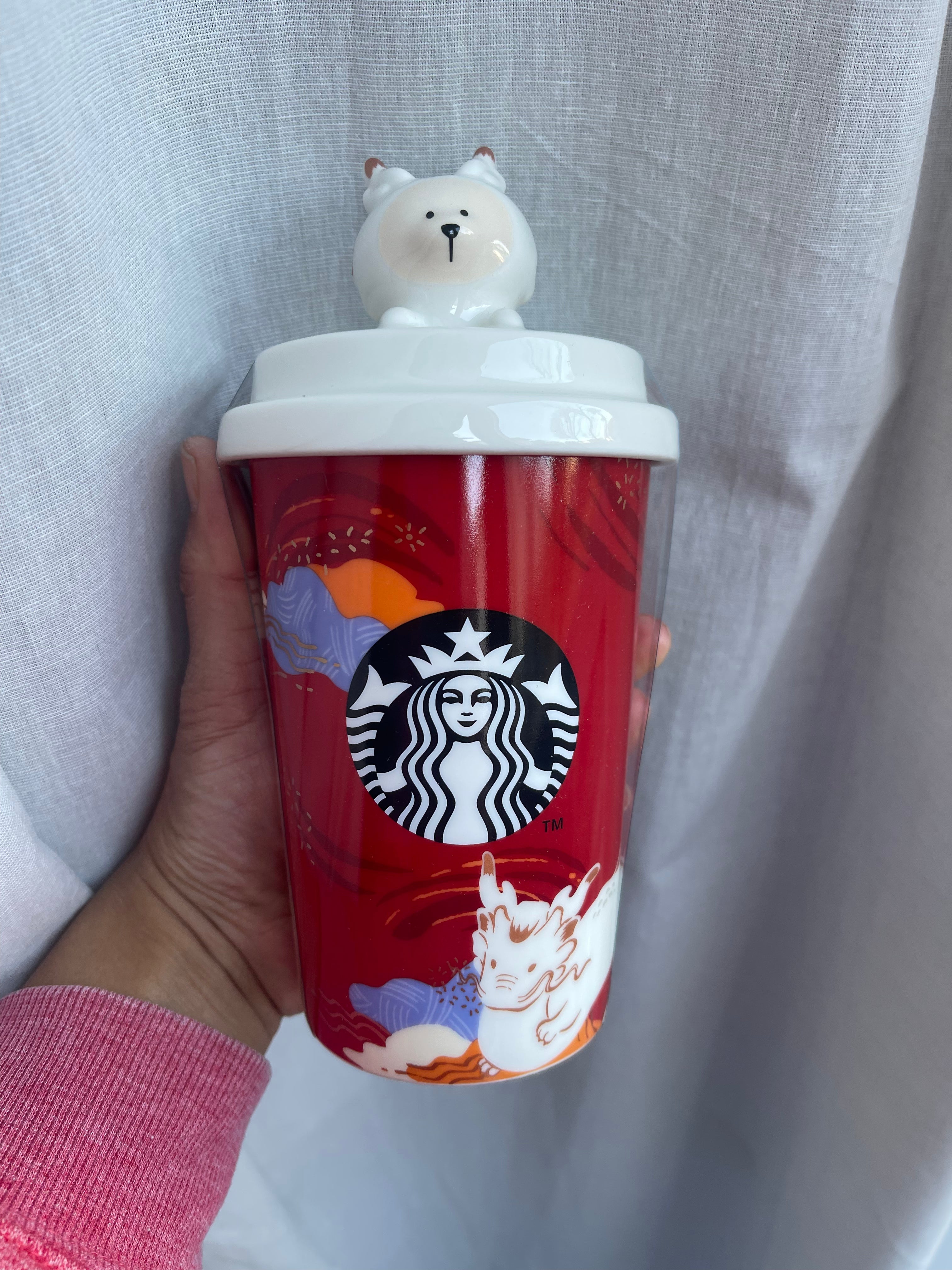 Starbucks Japan Year of the Dragon Ceramic Tumbler Mug - Limited Edition Collectible for Coffee & Tea Lovers, Perfect for Home, Office or Gift Giving