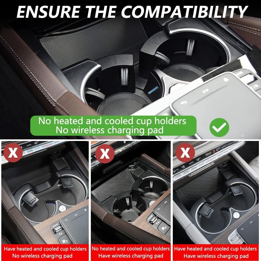 Wireless Car Charger for Mercedes-Benz GLE AMG & GLE Coupe (2020-2022 Models) - 15W Fast Charging Phone Pad Compatible with W167 350/450 AMG 53/53 Coupe/63 S - Perfect for Road Trips & Daily Commutes