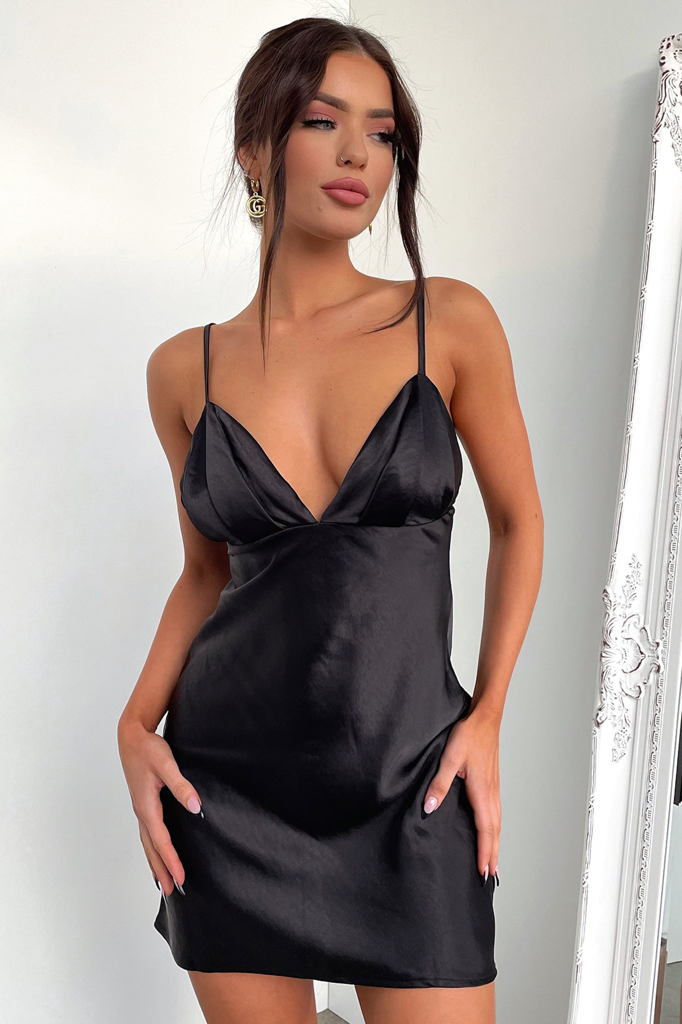 Dixie Dress for Women - Elegant Black Flowy Midi Dress | Perfect for Casual Outings, Date Nights & Summer Parties