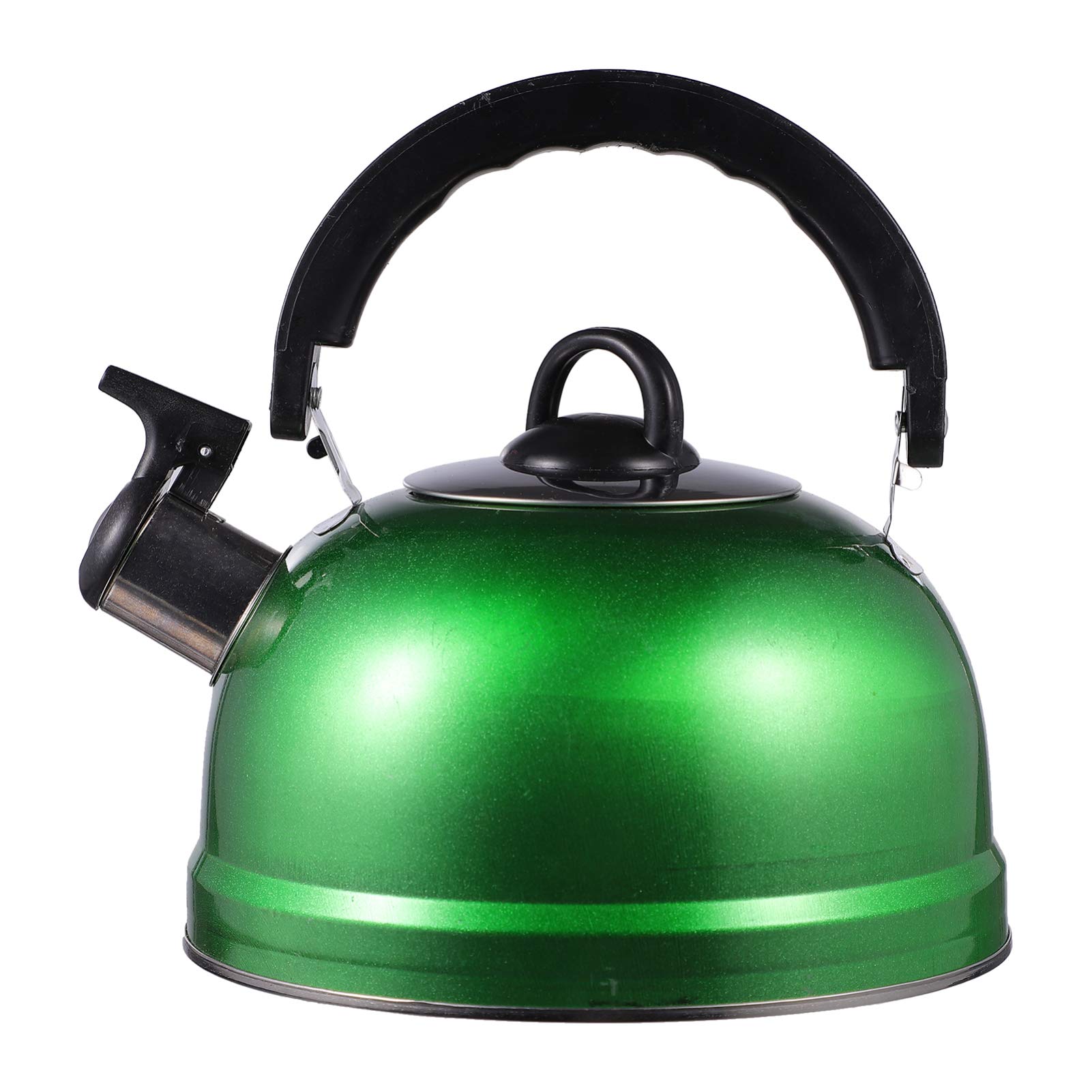 DOITOOL 1.2L Stainless Steel Whistling Tea Kettle for Stovetop - Food Grade Safe with Ergonomic Plastic Handle - Perfect for Boiling Water, Making Tea & Coffee in Kitchen, Camping or Office Use