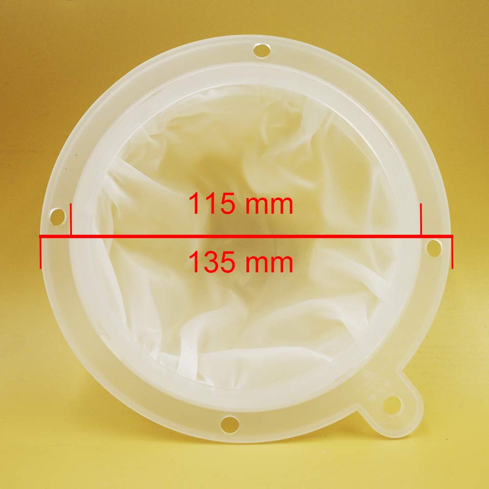 Premium 304 Stainless Steel Kitchen Funnel Set - 3 Piece with 400 Mesh Filter & Wide Mouth Strainer for Wine, Liquids, Dry Powder Transfer - Ideal for Home Brewing, Cooking, Baking & Canning (5 Inch Funnel)