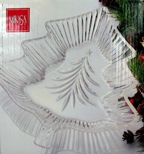 Mikasa Holiday Evergreen Tree Bowl 14