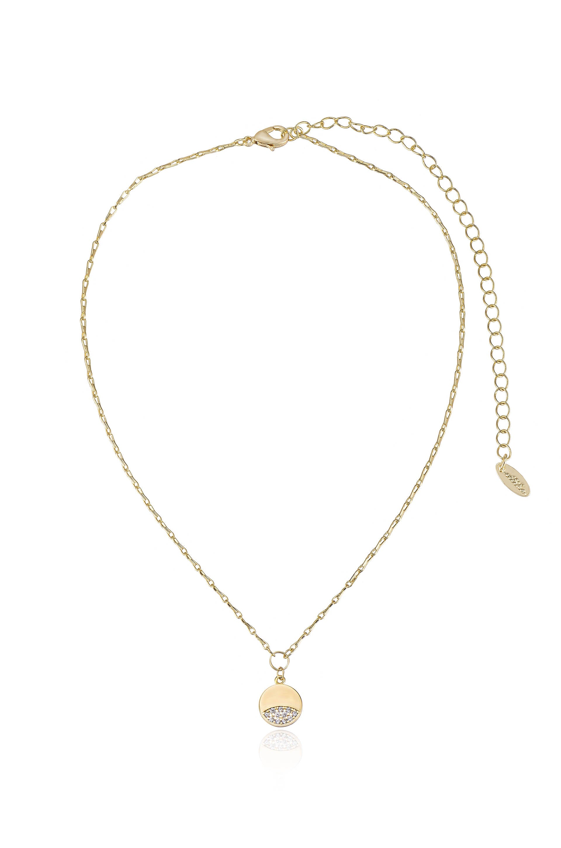 Elegant Crystal Dipped Pendant Necklace for Women - Dainty Layering Jewelry Gift for Her - Perfect for Date Night & Special Occasions