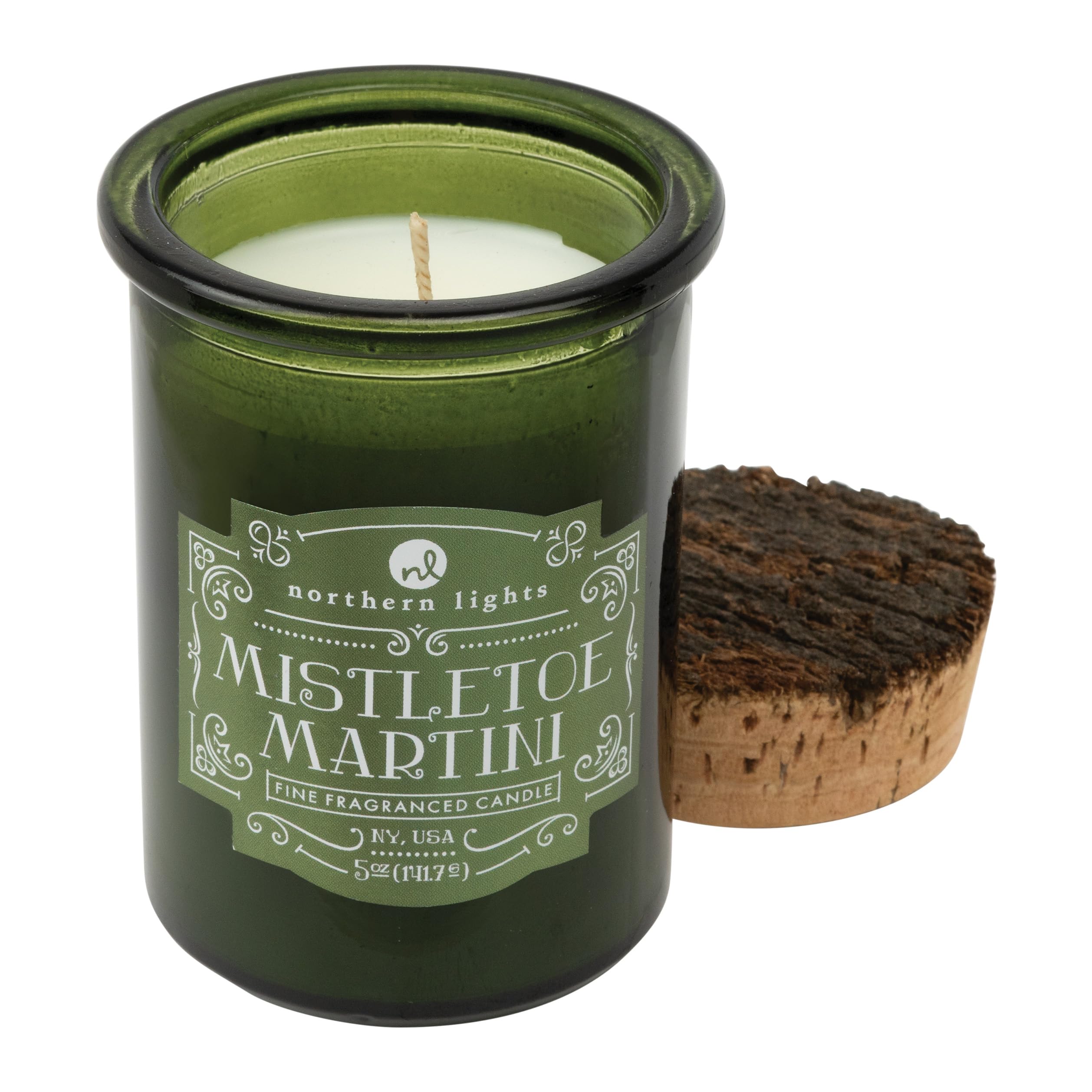 Northern Lights Candles - Aromatherapy Spirit Jar Candles in Mistletoe Martini Scent - 52609 - Perfect for Relaxation, Meditation & Holiday Decor