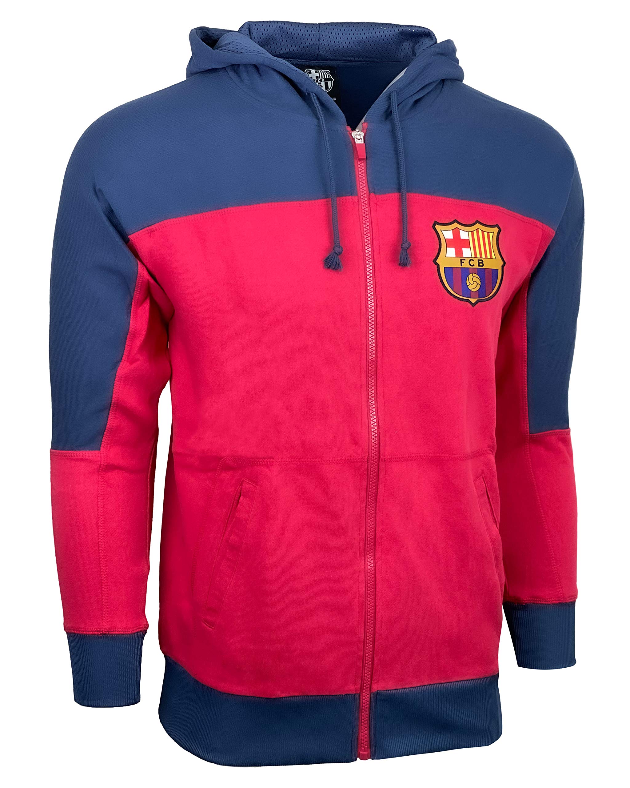 HKY Sports Maroon Full Zip Hooded Sweatshirt for Men & Women - Comfortable Fleece Jacket for Gym, Running, Casual Wear