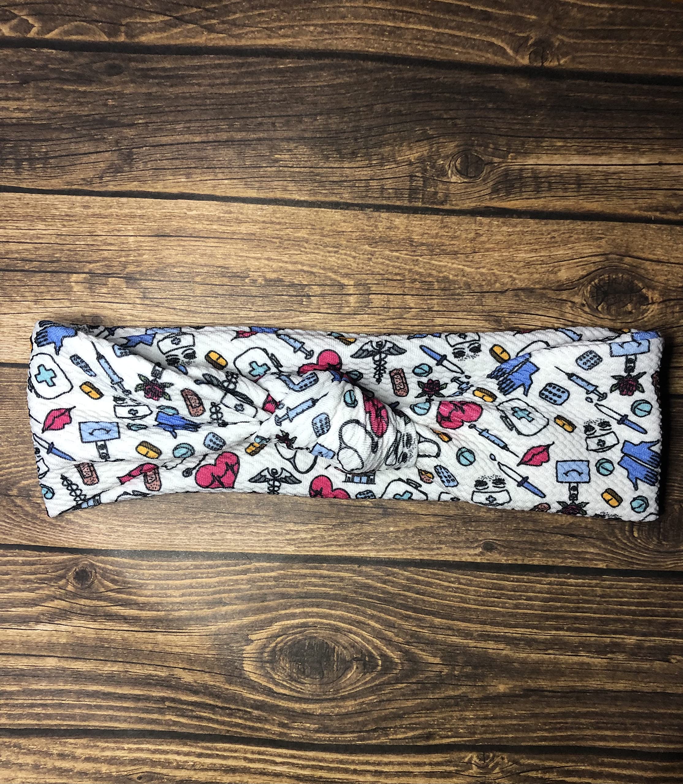 Nursing Headbands for Women - Comfortable Knotted Headwraps for Nurses | Perfect Nurse Gifts for Graduation, Coworkers & New Nurses | Ideal for Hospitals, Clinics & Daily Wear