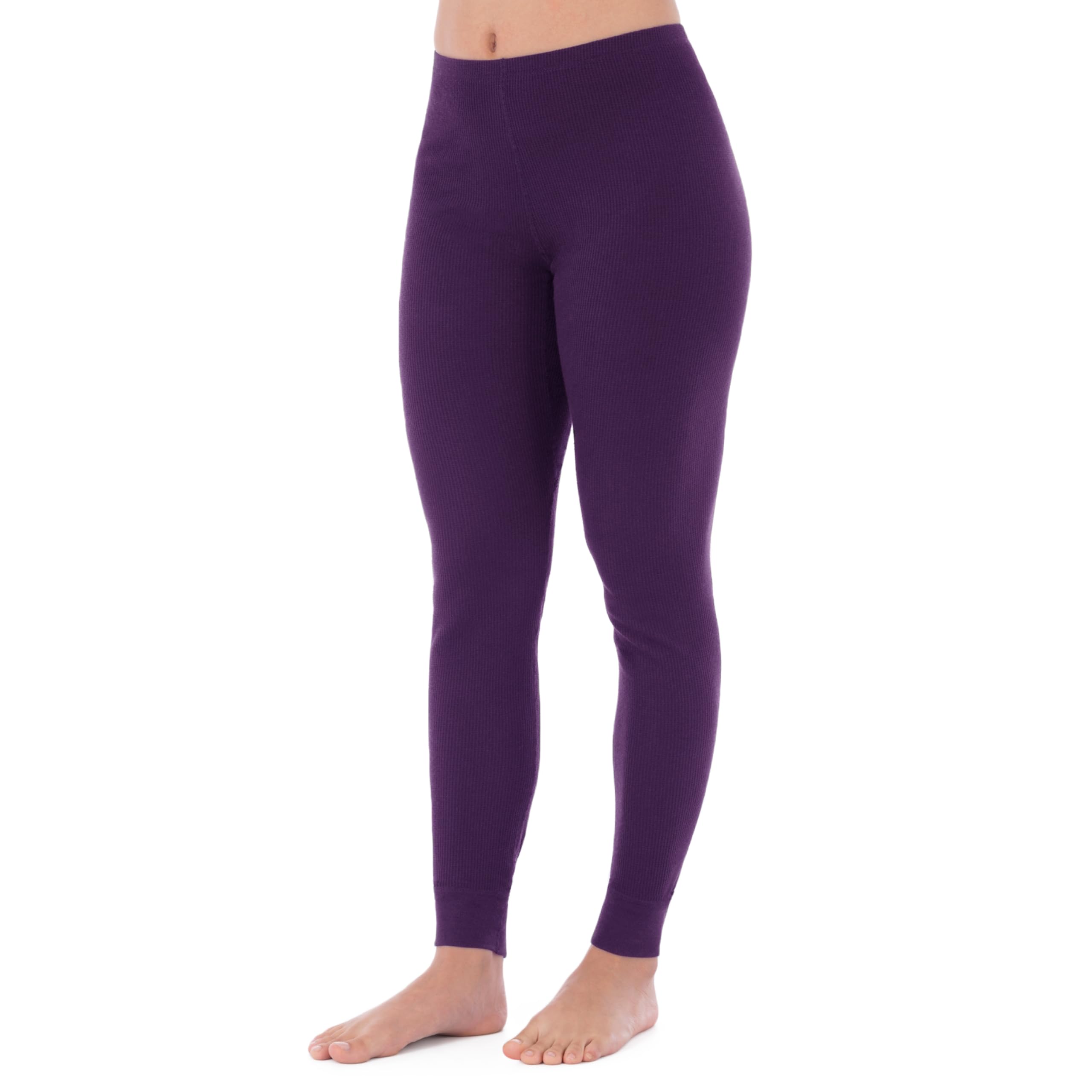 Fruit of the Loom Women's Micro Waffle Premium Thermal Underwear - Soft & Warm Winter Base Layer for Cold Weather, Lounge & Sleepwear
