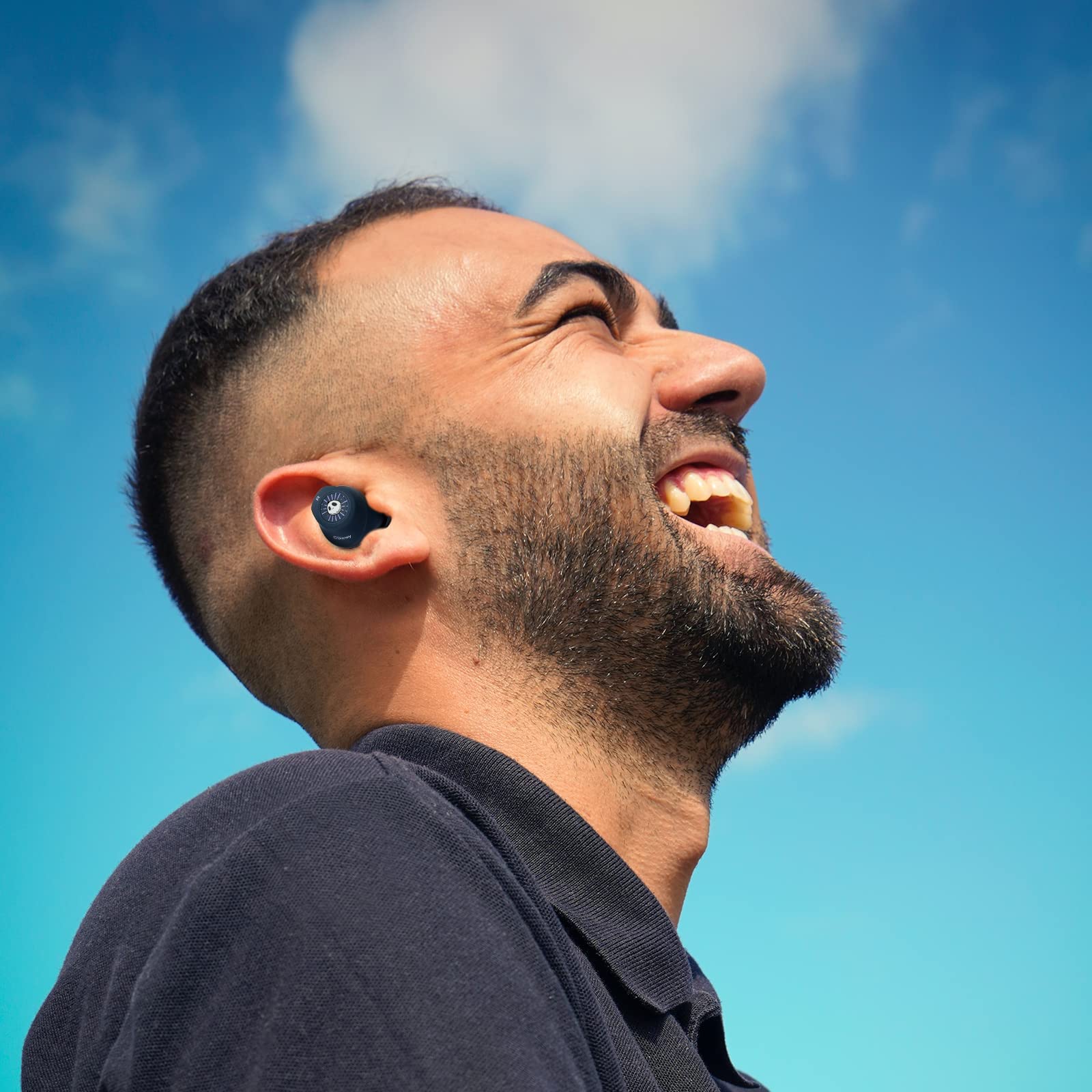iJoy Disney Nightmare Before Christmas TWS Earbuds - Wireless Bluetooth 5.0 Earbuds with Built-in Mic, IPX8 Waterproof & Sweatproof, Long Battery Life & Portable Charging Case - Perfect for Workouts, Travel & Disney Fans