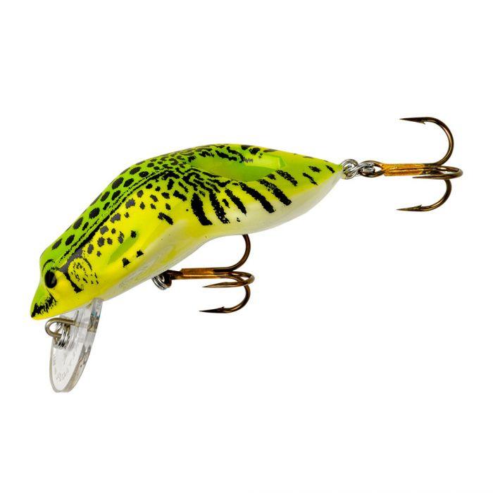 Rebel Teeny Wee Frog Crankbaits - Topwater Fishing Lures for Bass, Trout & Panfish - Realistic Frog Bait for Freshwater & Pond Fishing