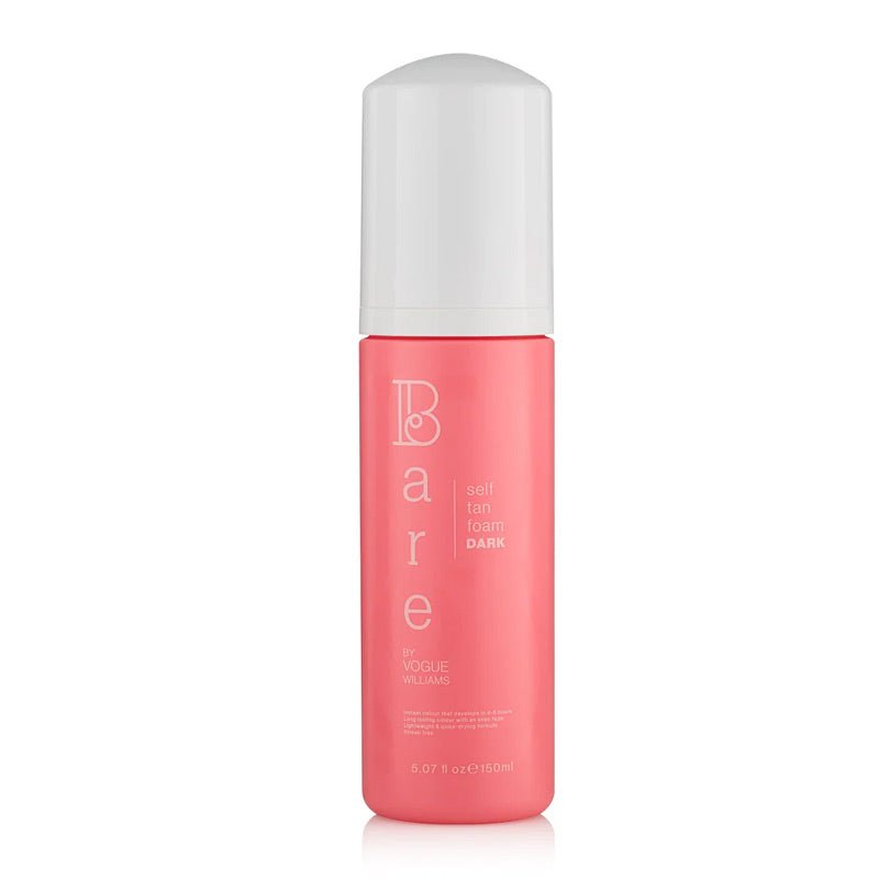 Bare by Vogue Self Tanning Foam - Natural Looking Sunless Tan for Face & Body - Perfect for Beach, Vacation & Special Occasions