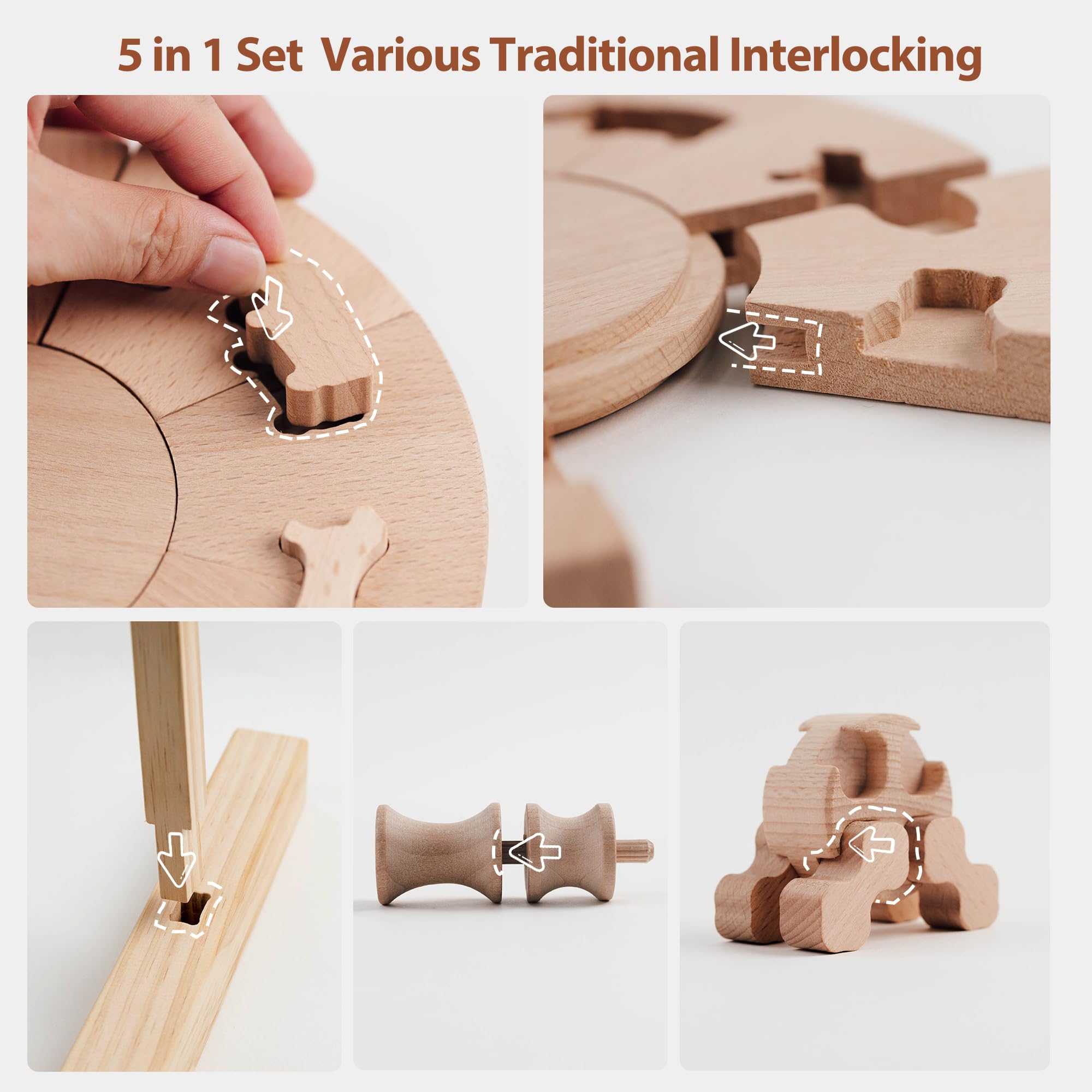 TGZ101 5-in-1 Kids Workbench with 83 Pcs Wooden Blocks - Montessori STEM Learning Tool Bench for Toddlers Ages 3+ - Durable & Safe Wooden Workstation Toy for Boys & Girls - Perfect for Pretend Play, Early Childhood Development & DIY Projects