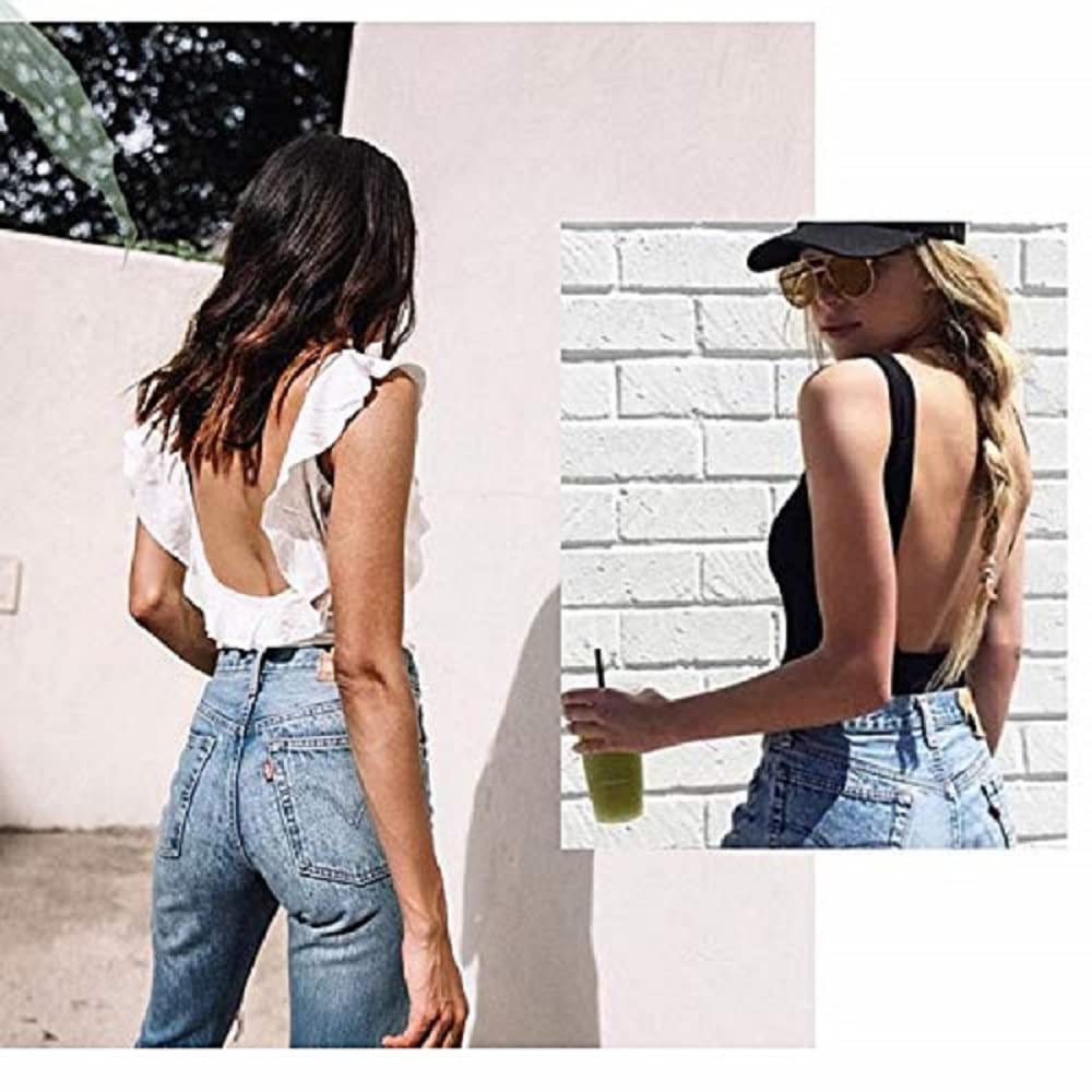 Starry Wireless Lace Bra - Low Back Push Up Lifting Bra for Women, Comfortable U-Back Design - Perfect for Evening Wear, Date Nights & Special Occasions