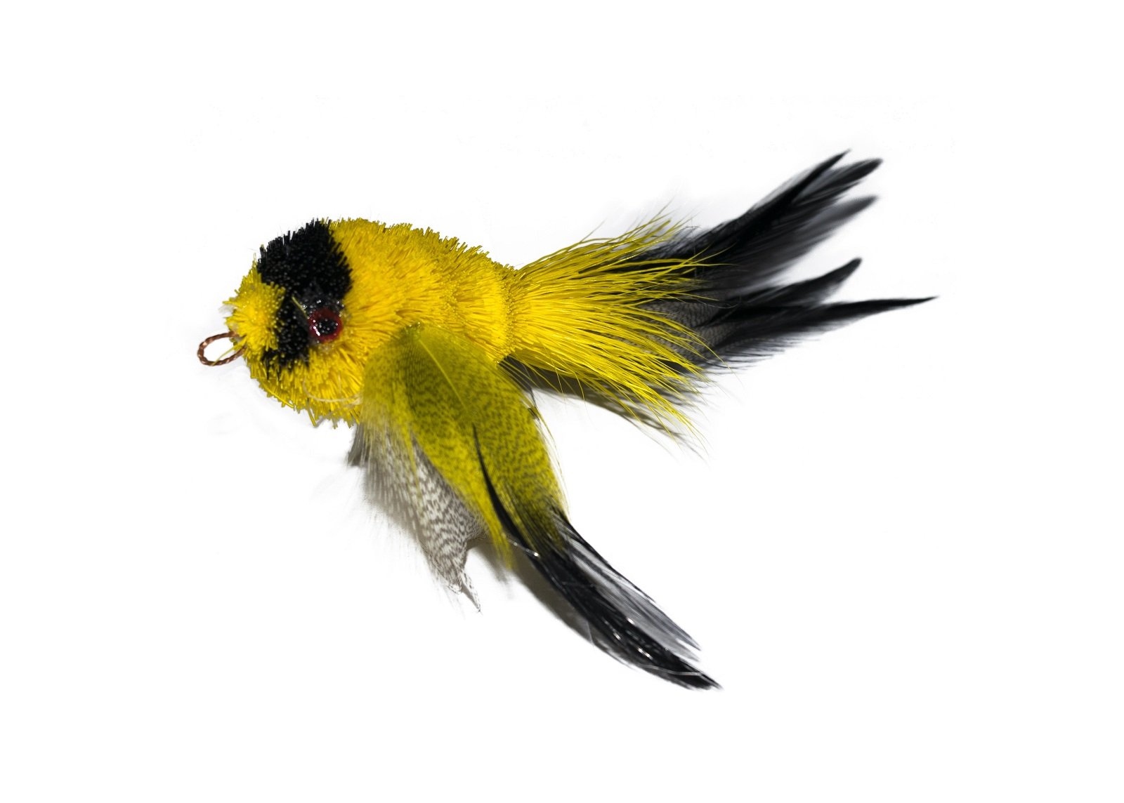 Litterboy Golden Finch Bird Attachment - Compatible with Popular Wand Toys for Interactive Play & Training | Perfect for Parrots, Cockatiels & Small Birds