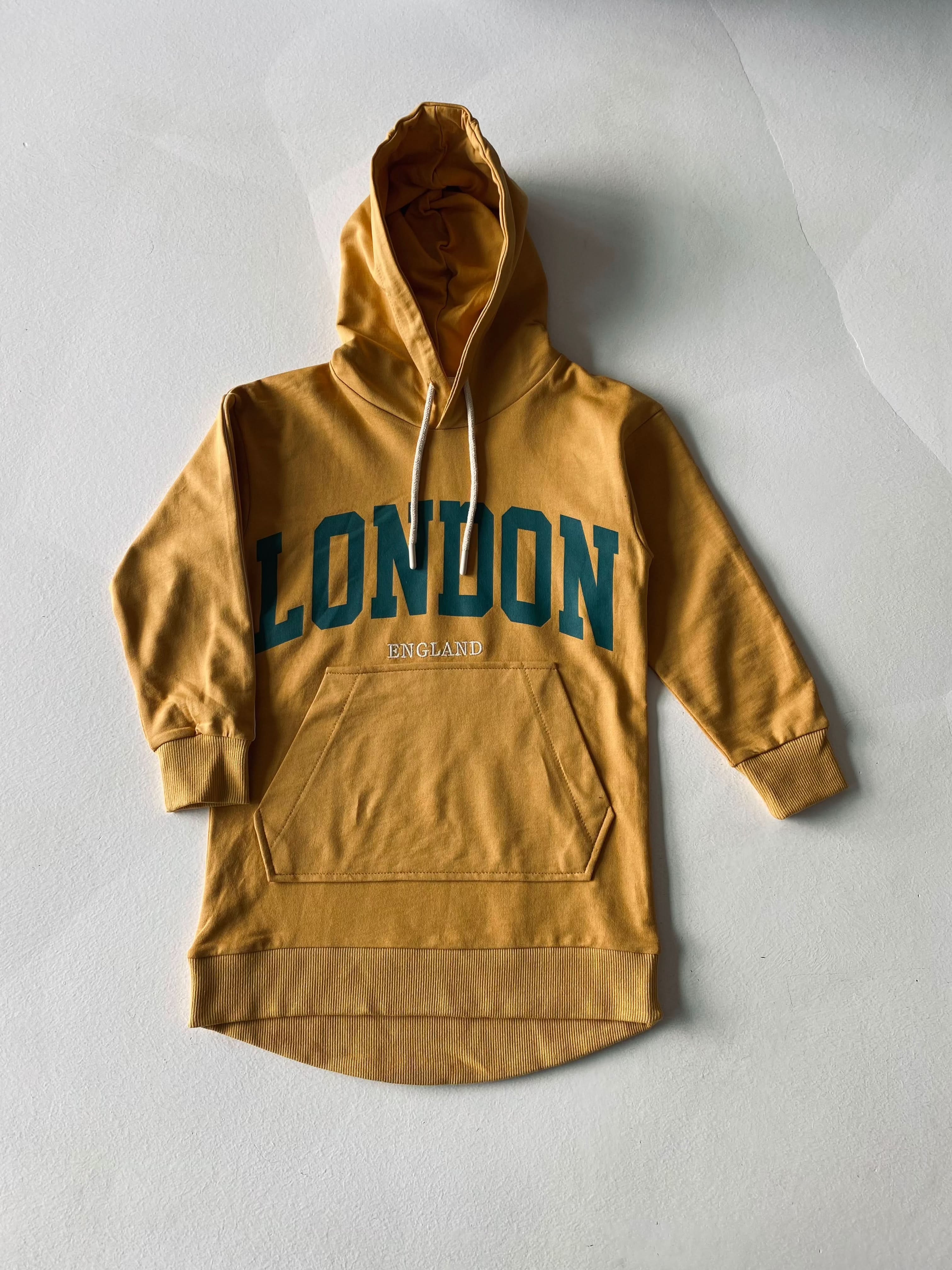 Girls' Hooded Sweater Dress - Cozy & Stylish Winter Outfit for School, Playdates & Family Gatherings