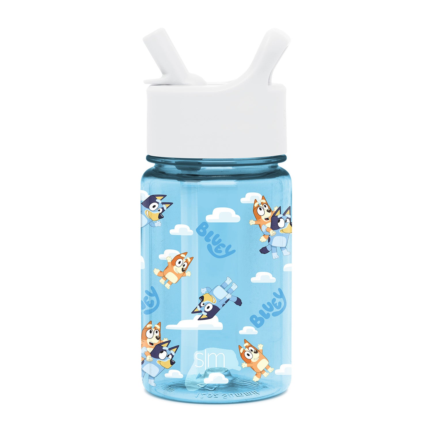 Summit Kids Plastic Water Bottle with Straw Lid - BPA Free Leak Proof Water Bottle for School, Sports & Outdoor Activities - Ideal for Boys & Girls Ages 5-12