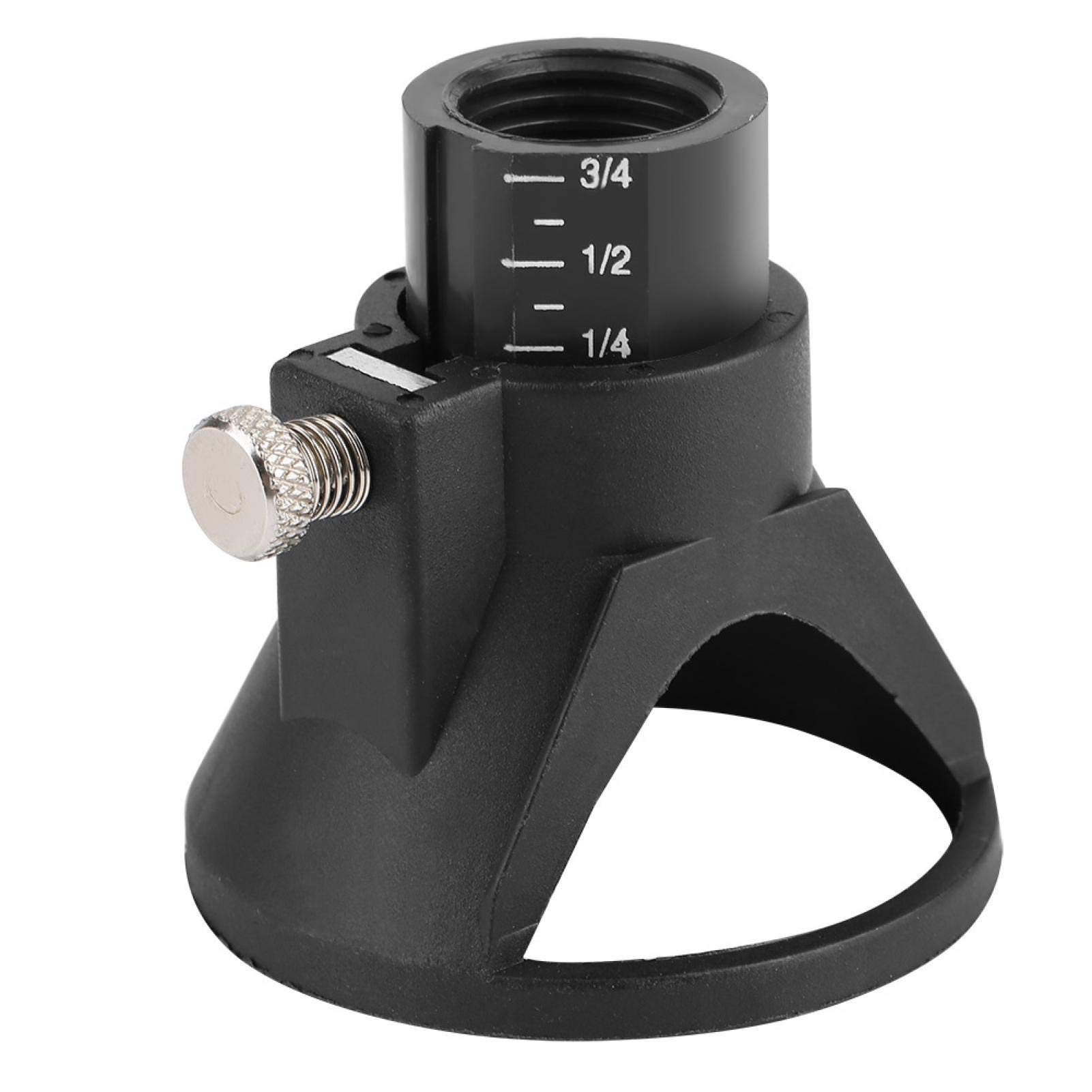 1Pcs Black Plastic Electric Grinding Machine Drill Locator Horn for Rotary Tools - Perfect for Carving, Engraving & DIY Projects with Electric Grinders & Rotary Drills (Workshop, Jewelry Making, Woodworking)