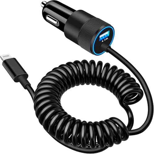 Black---Built-in Coiled Cable