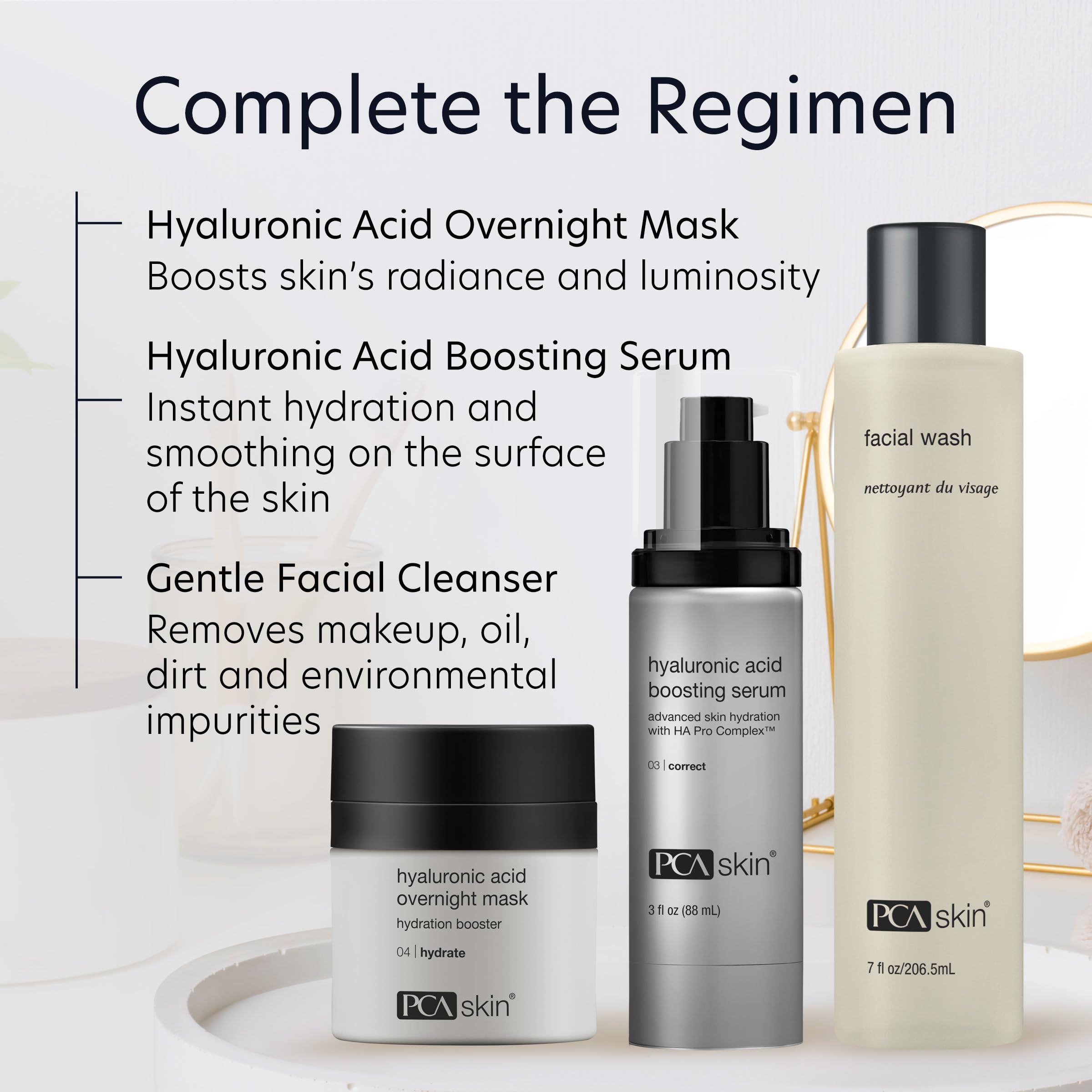 PCA SKIN Overnight Face Mask with Hyaluronic Acid - Brightening & Hydrating Anti-Aging Night Treatment - Rejuvenates Skin While You Sleep - Boosts Radiance & Luminosity - 1.8 oz Jar - Perfect for Nighttime Skincare Routine & Travel