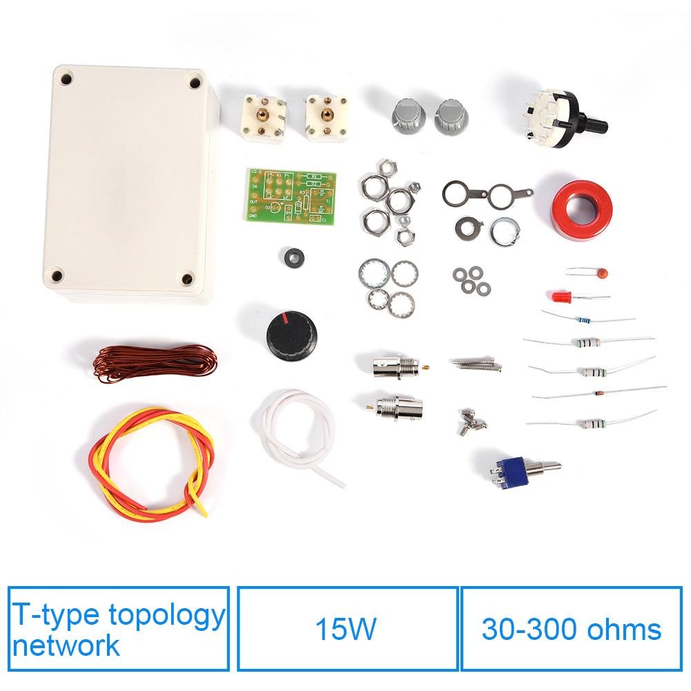 HF Transceiver Kit Manual Antenna Tuner 1-30MHz - DIY Precision Tuning Kit for HAM Radio QRP | Portable Field Operation & Emergency Communication